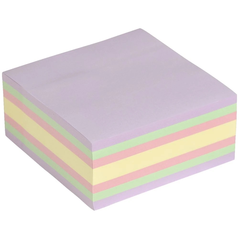 2 J.Burrows Stick-It Notes Cube 76x76mm Pastel, 2 of 3