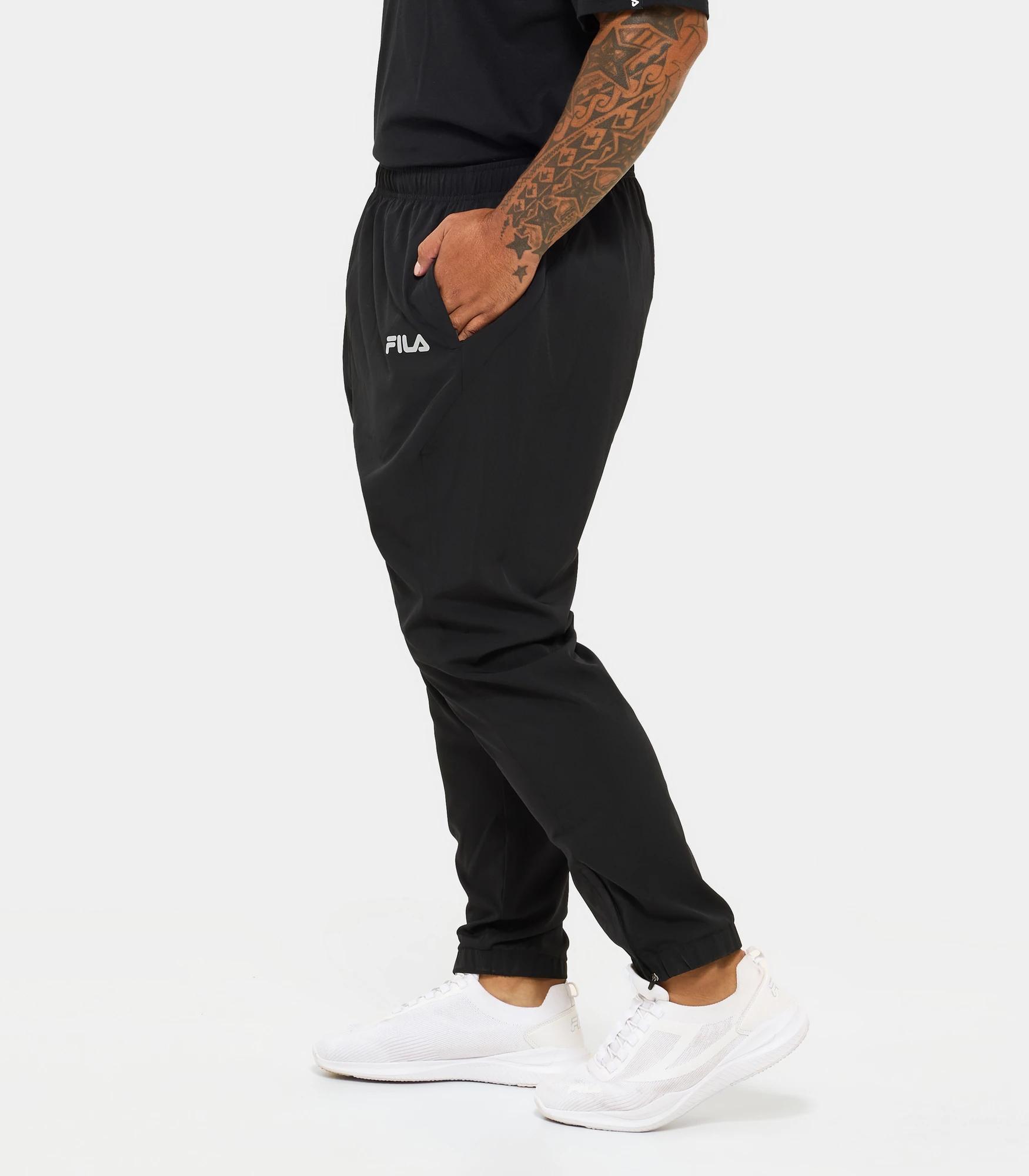 3 Fila Plus Size Judd Trackpants BLACK, 3 of 5