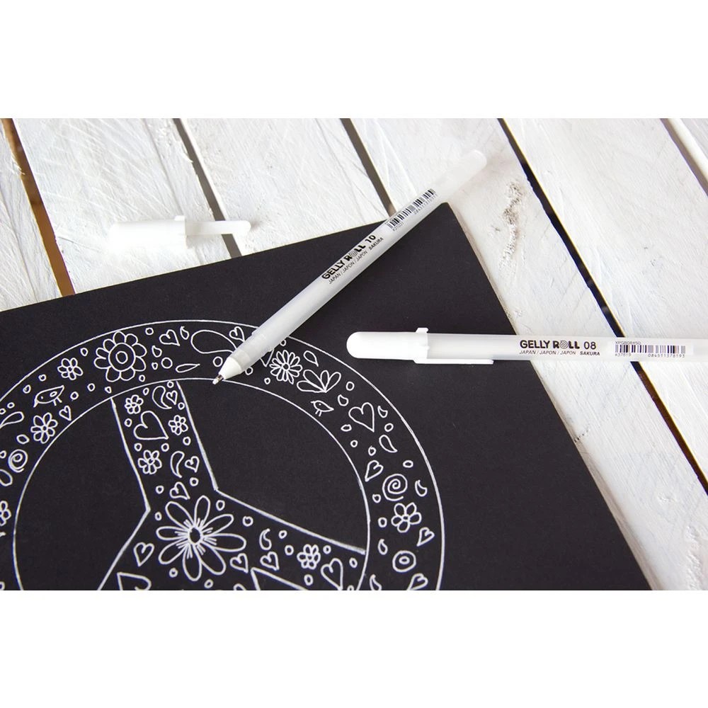 4 Sakura Gelly Roll Pen White 3 Pack, 4 of 4