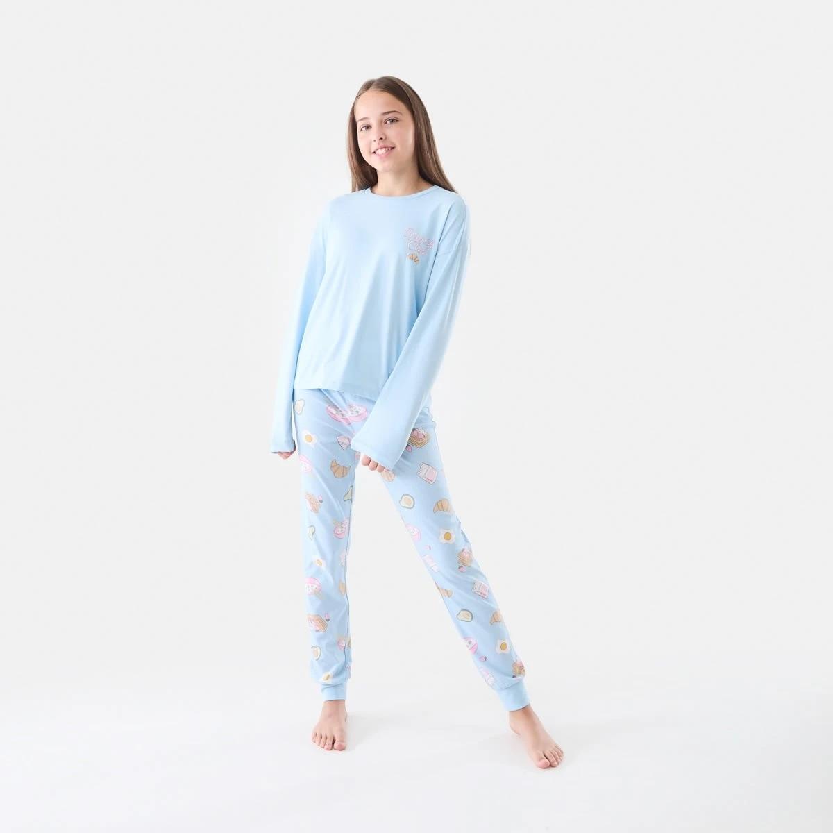 1 Long Sleeve Jersey Pyjama Set Brunch, 1 of 6