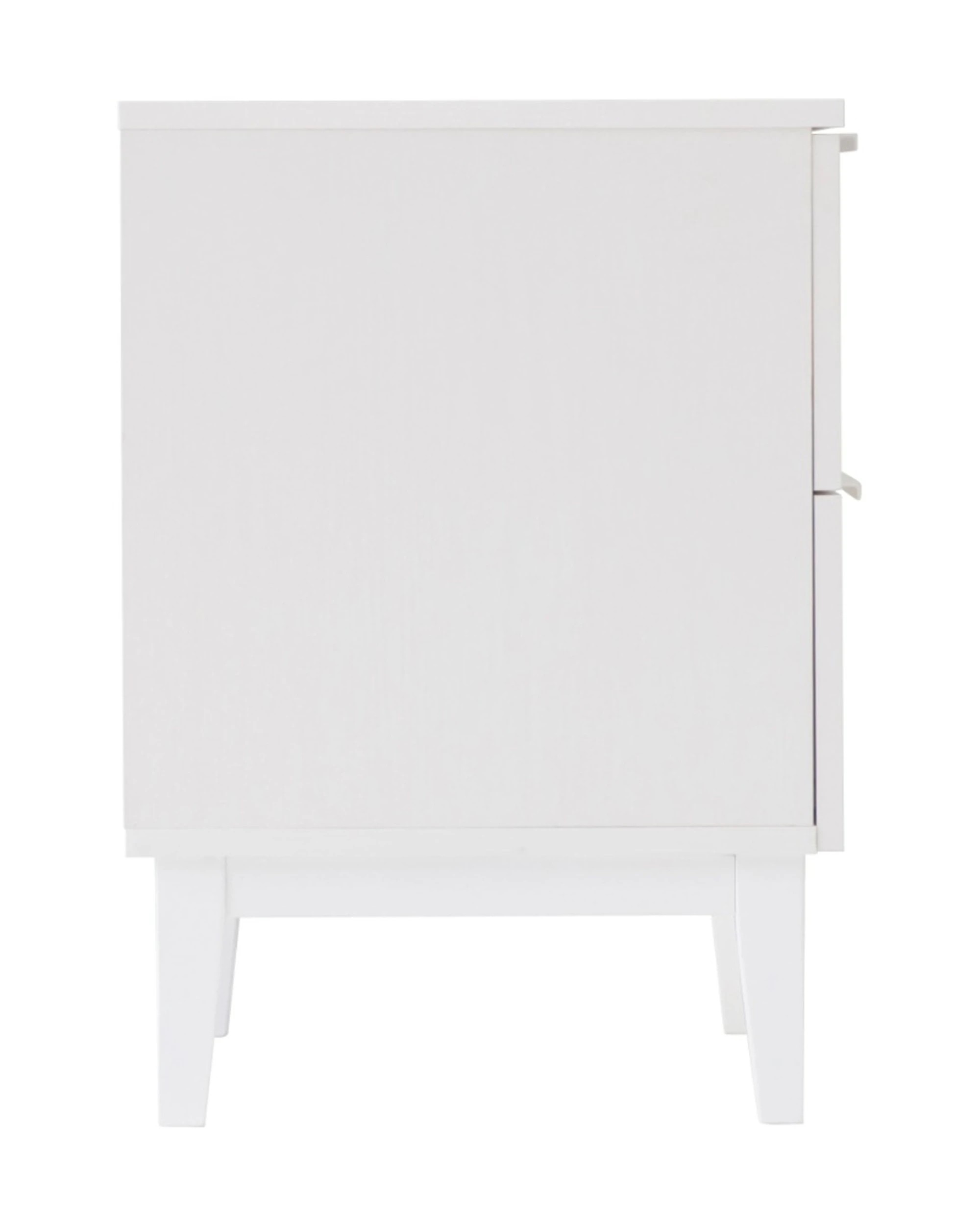 5 Alpine Bay Tenley Bedside Table 2 Drawer - White, 5 of 9