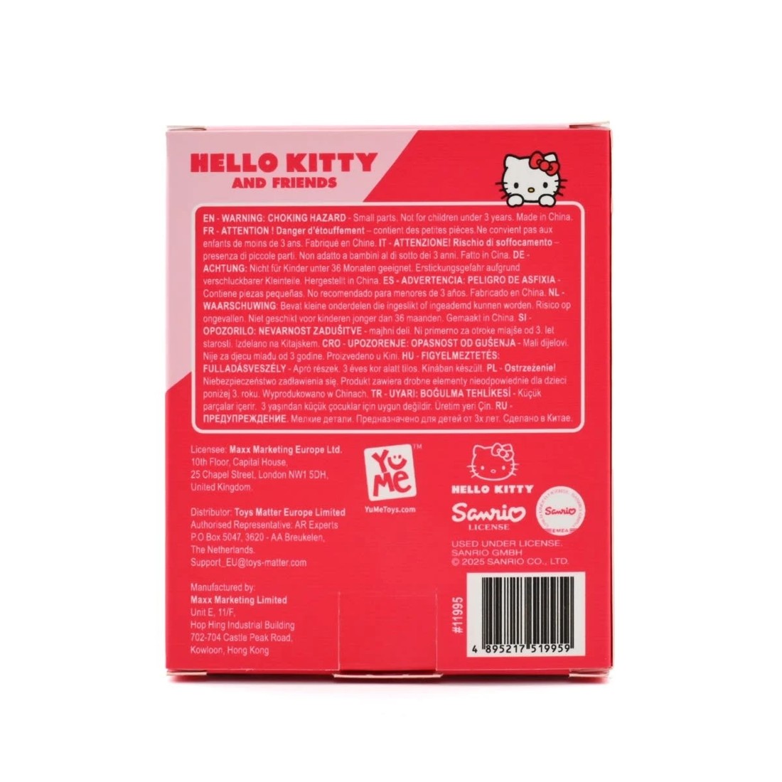 8 Hello Kitty and Friends YuMe Keychain & Strap Raincoat Series - Assorted, 8 of 8