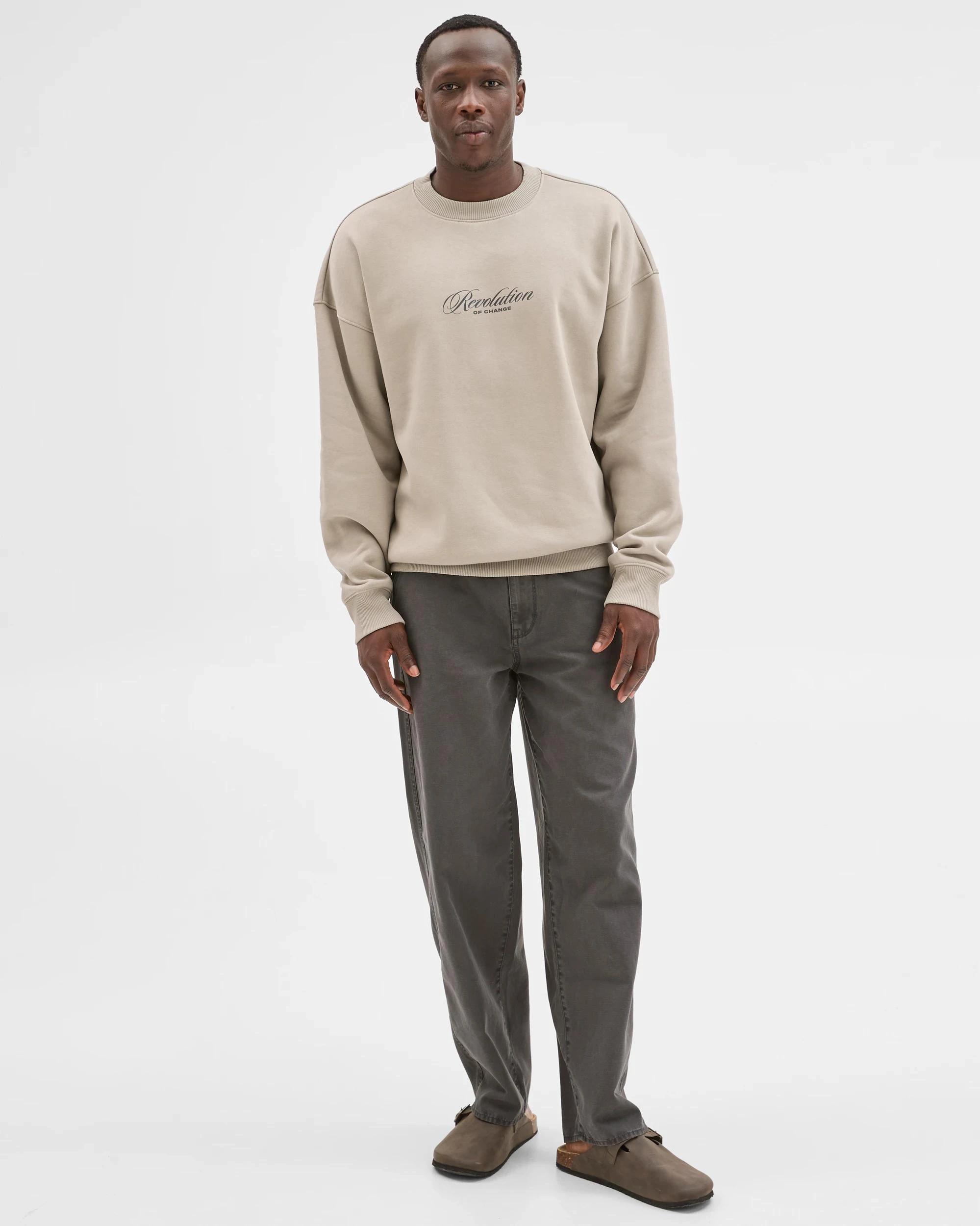 2 Commons Australian Cotton Blend Graphic Jumper GREY, 2 of 6