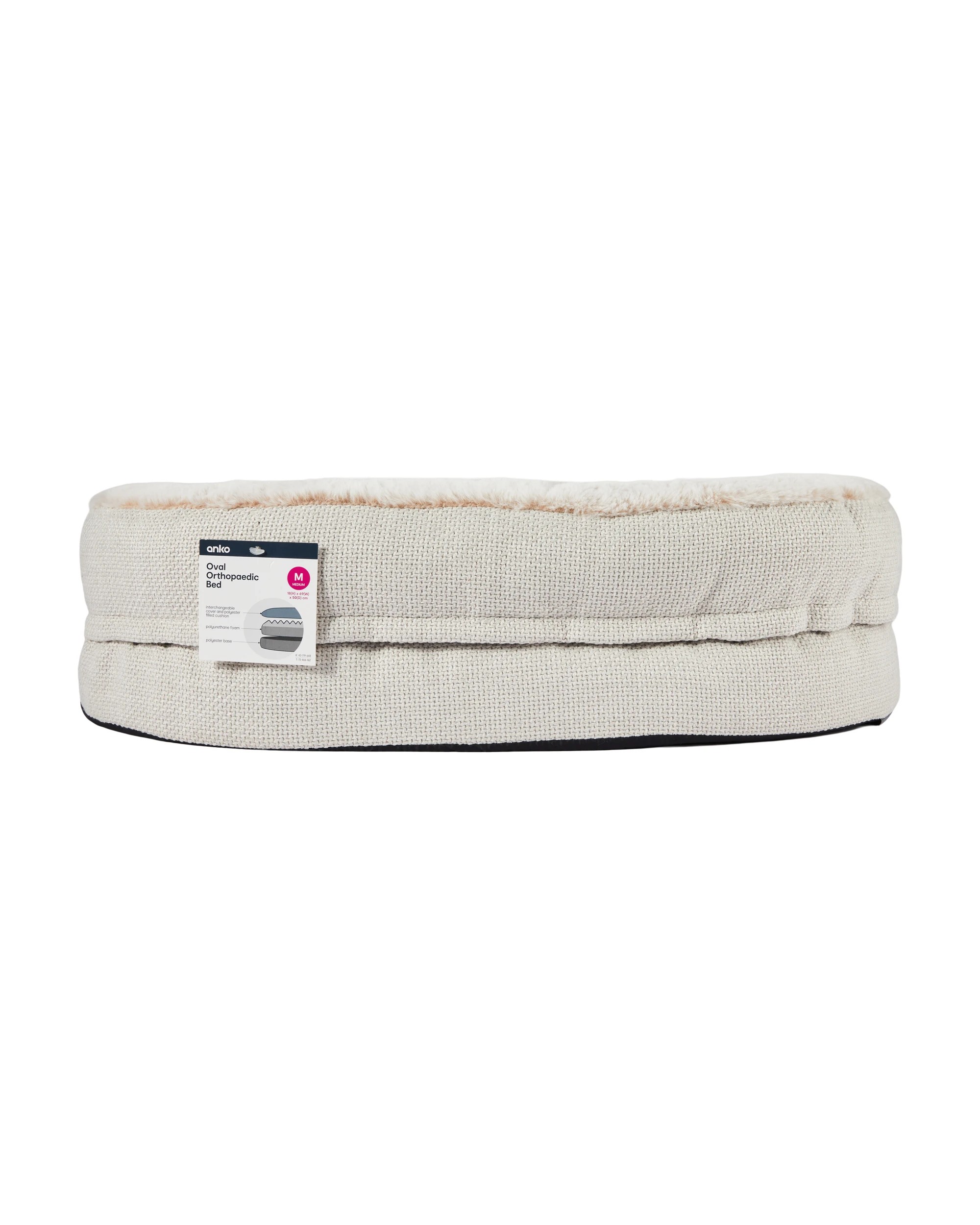 8 Oval Orthopaedic Bed - Medium, 8 of 8