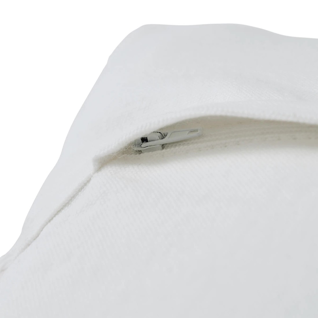 7 50cm Diamond Cotton Cushion Cover - White, 7 of 9