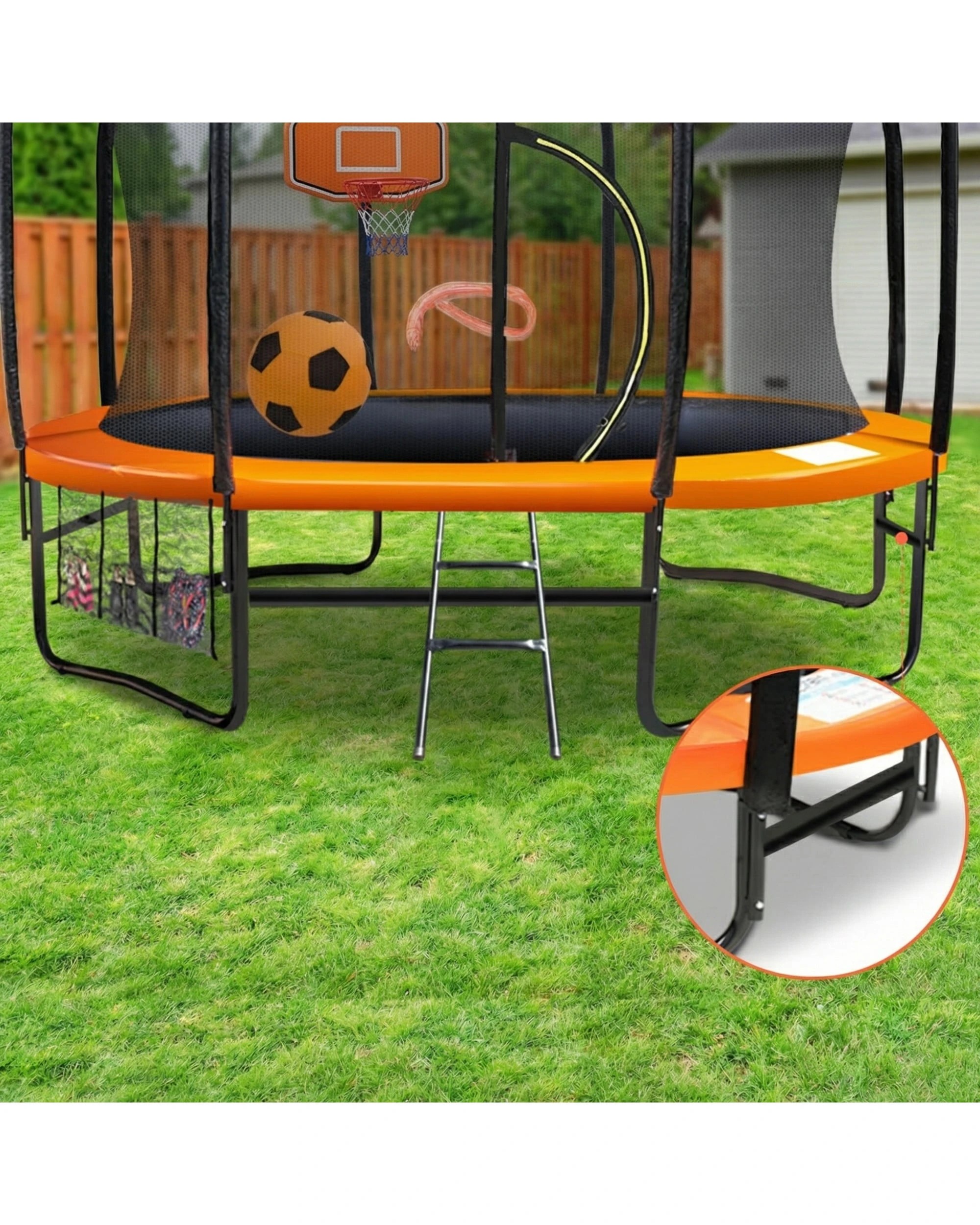 7 Kahuna 16ft Trampoline in Orange, 7 of 7