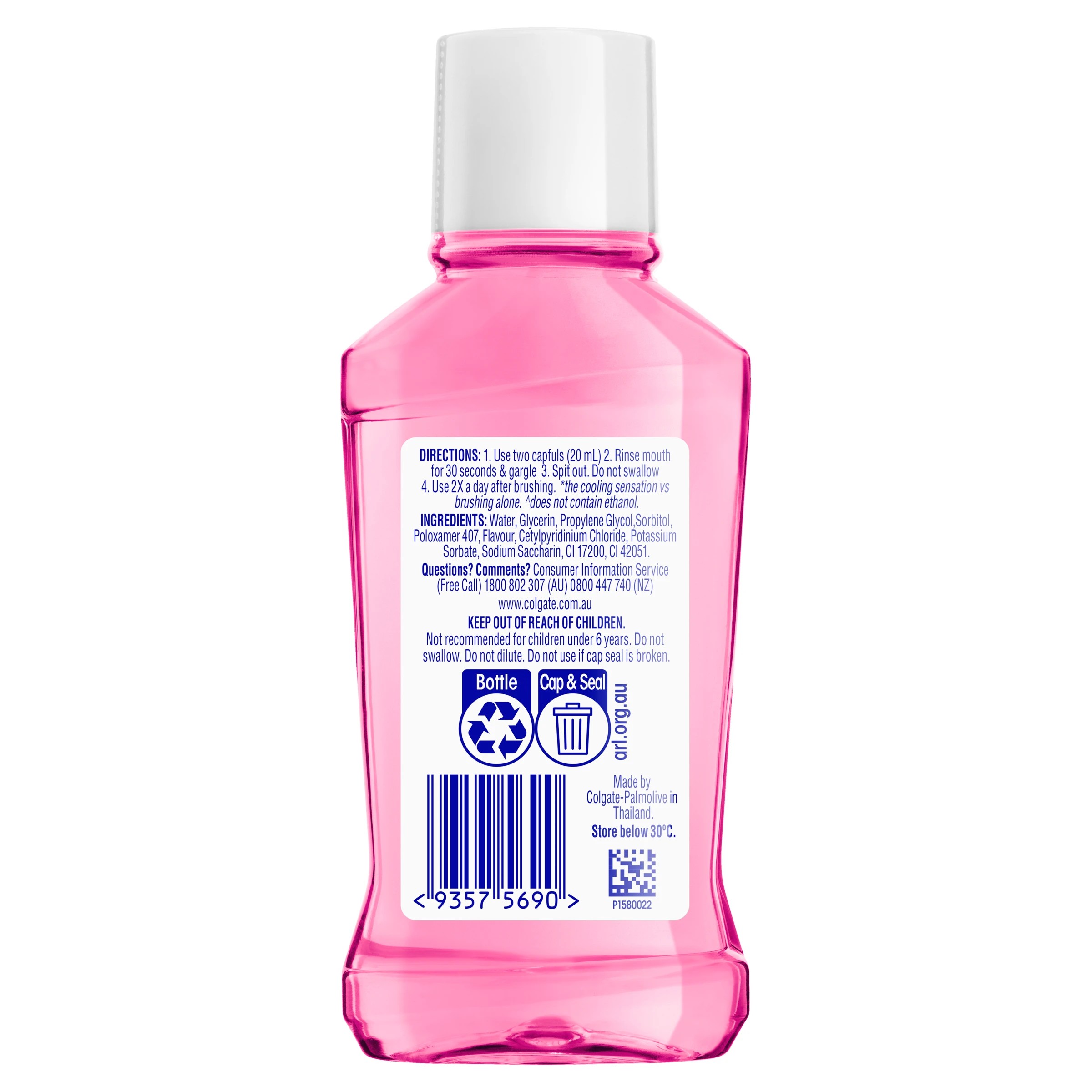 2 Colgate MaxFresh Watermelon Mint Mouthwash 100ml, 2 of 8