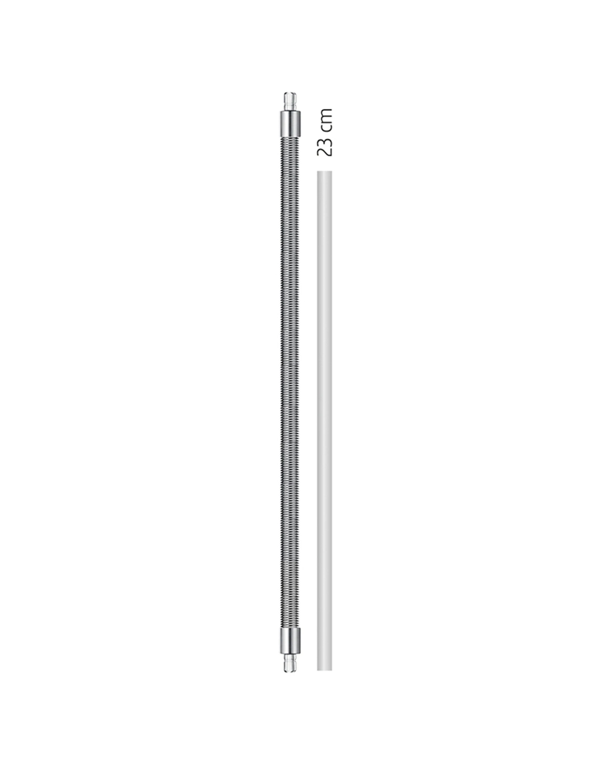 2 JURA Milk Feeding Pipe Stainless Steel Protective Casing For HP3 Model - Silver, 2 of 3