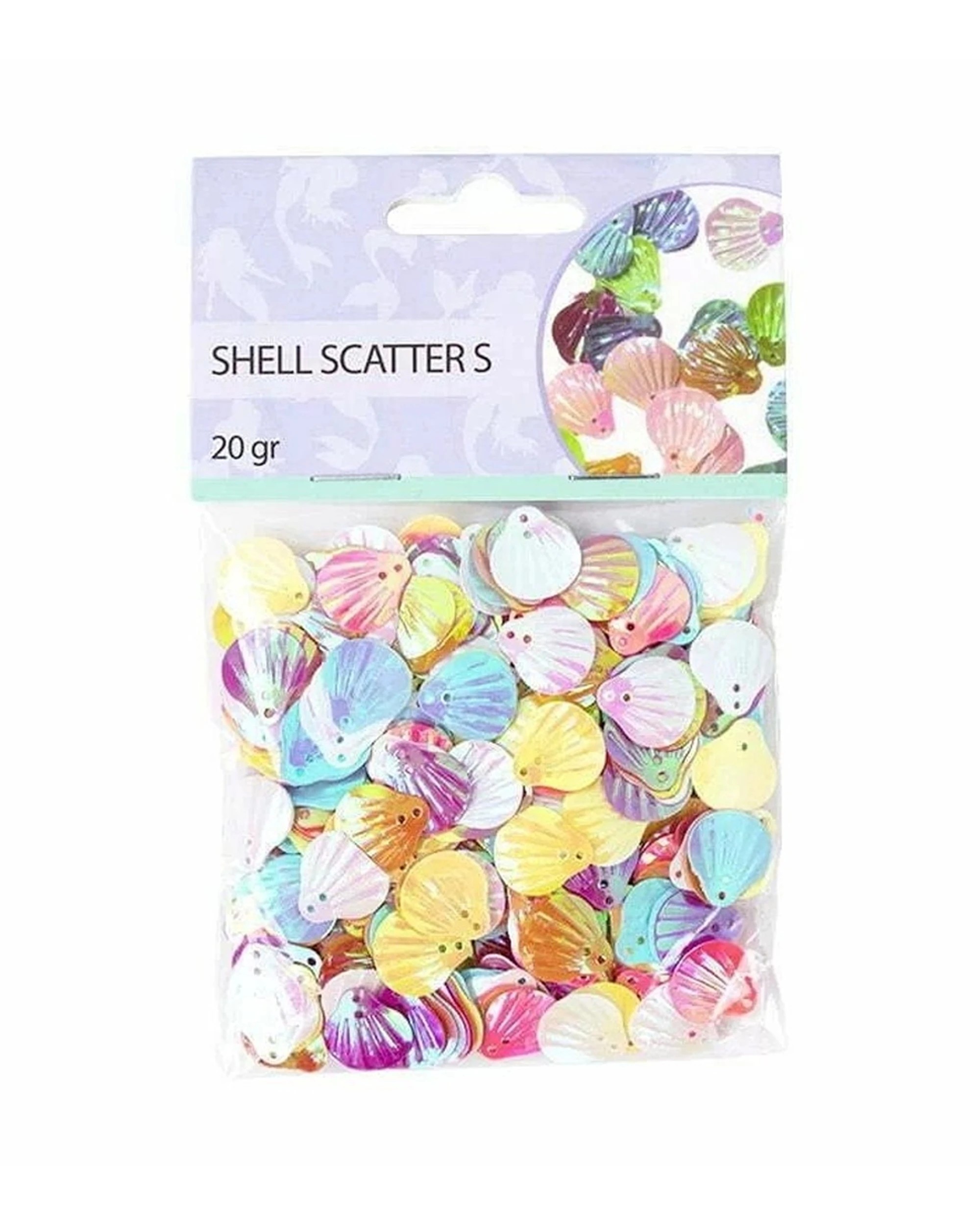 1 Party Maker Shell Scatter Event Supplies Colour 20g - Multi, 1 of 1