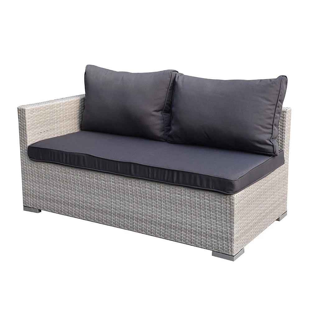 5 Elora 4pc Lounge Set Outdoor Sofa Furniture Rattan Wicker Corner W Table Garden Patio, 5 of 9