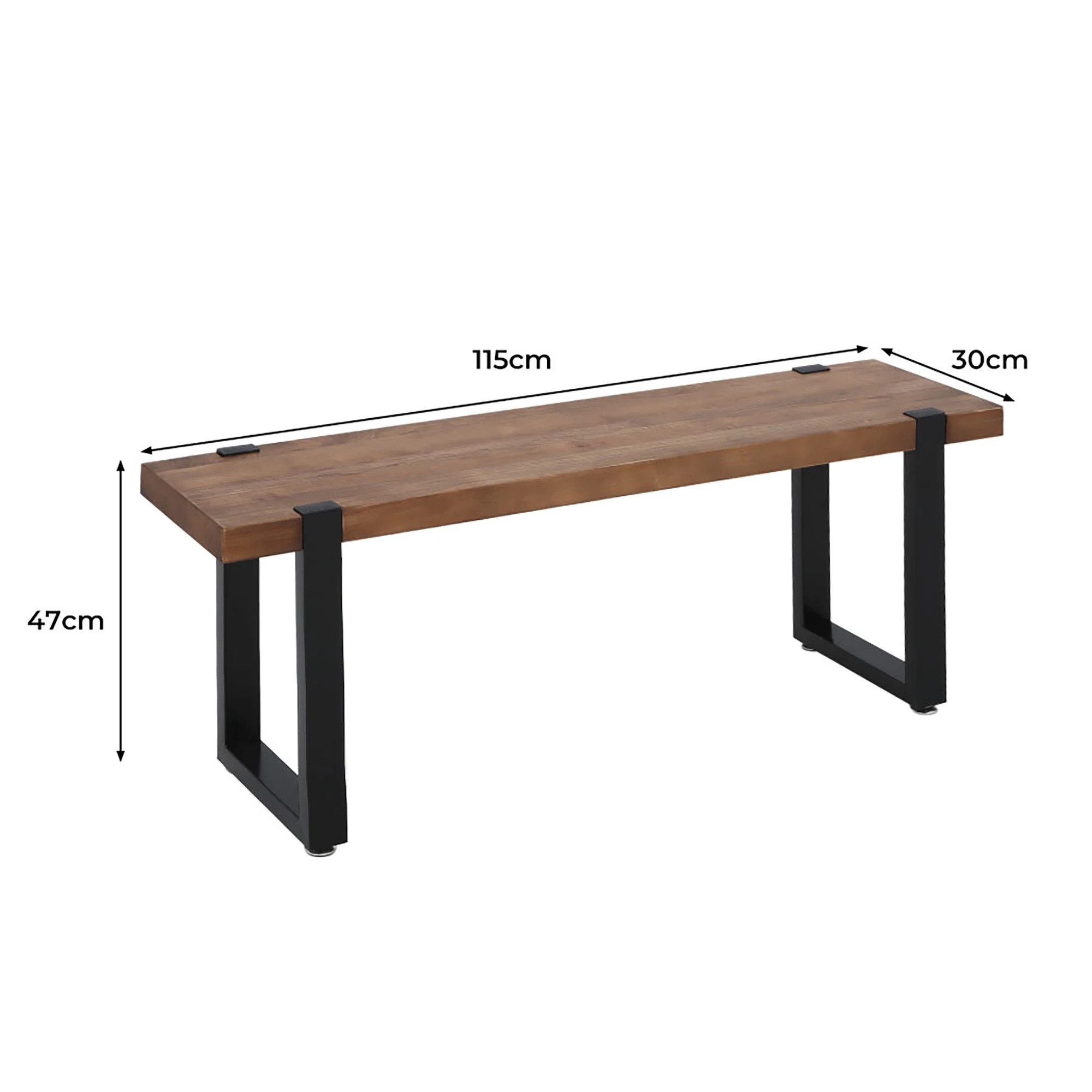 3 Levede 2x Dining Bench  Wooden Outdoor Garden Patio, 3 of 6