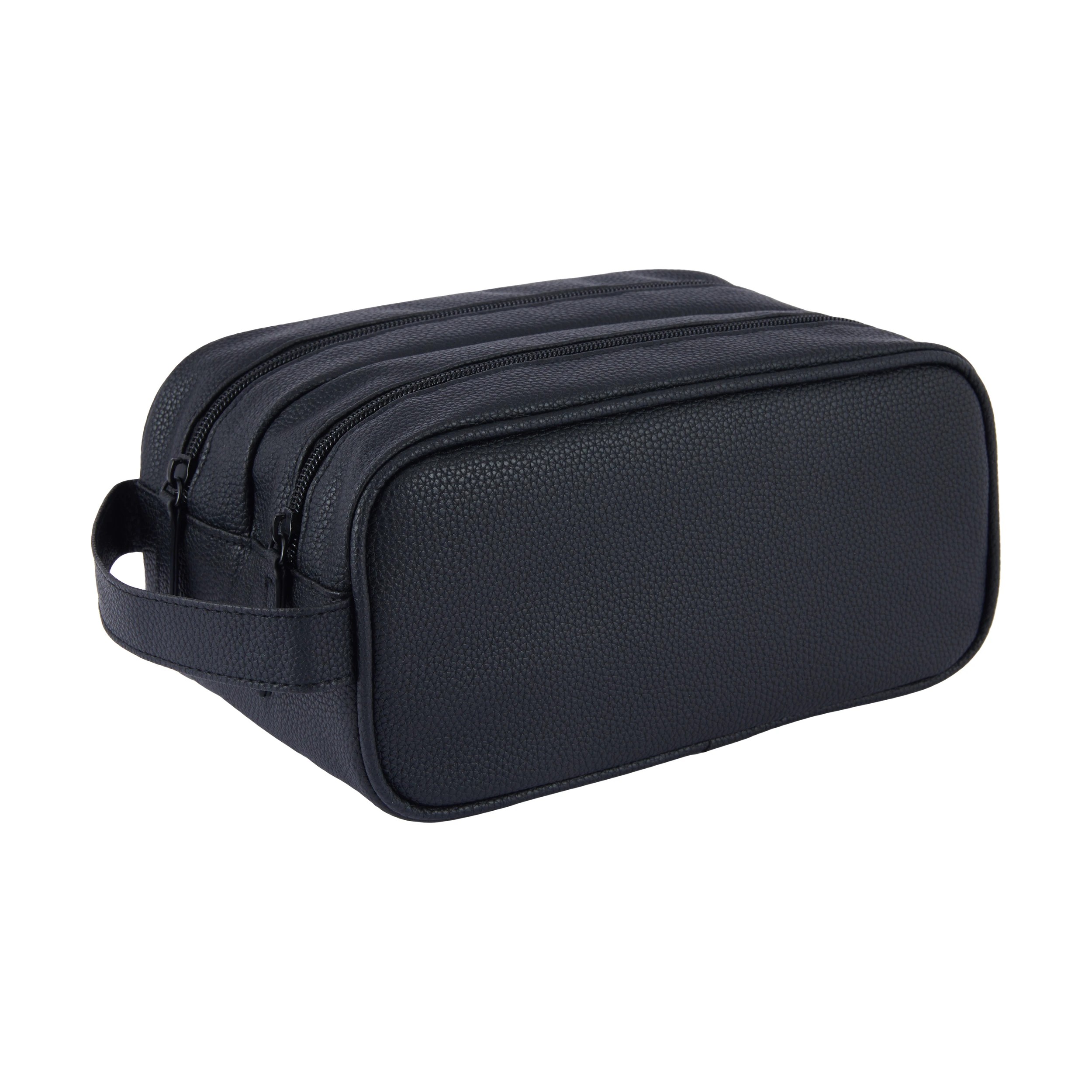 1 Groomsmith Men's Double Zip Wash Bag, 1 of 6