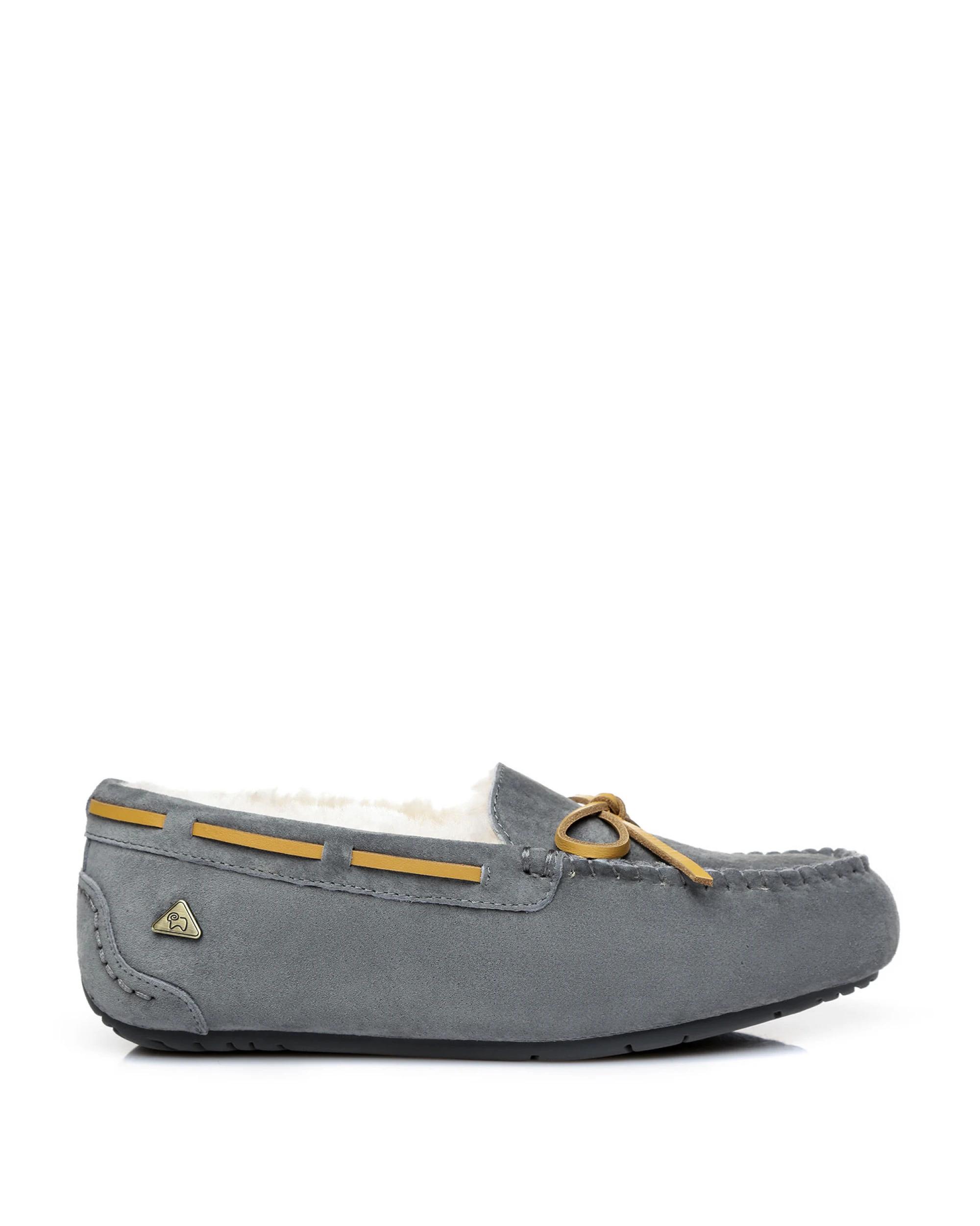 1 Everau Unisex Miracle Moccasins GREY, 1 of 5