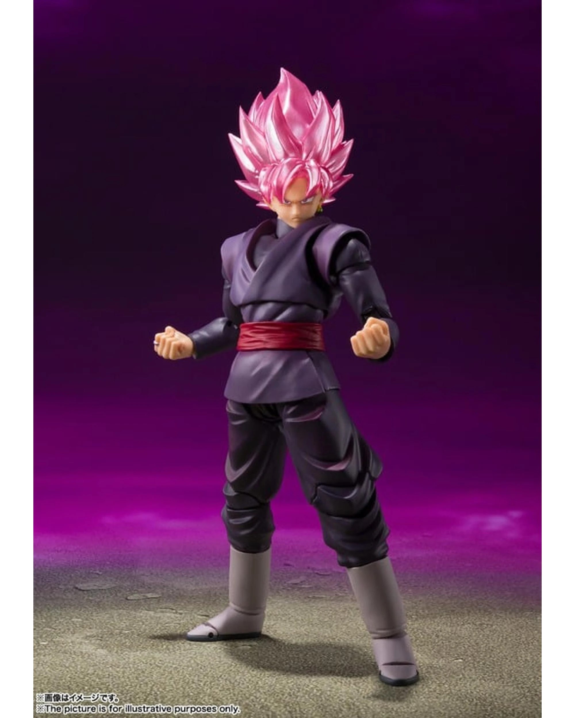 2 Tamashii Nations S.H.Figuarts Dragon Ball Goku Black Super Saiyan Rose Figure, 2 of 7