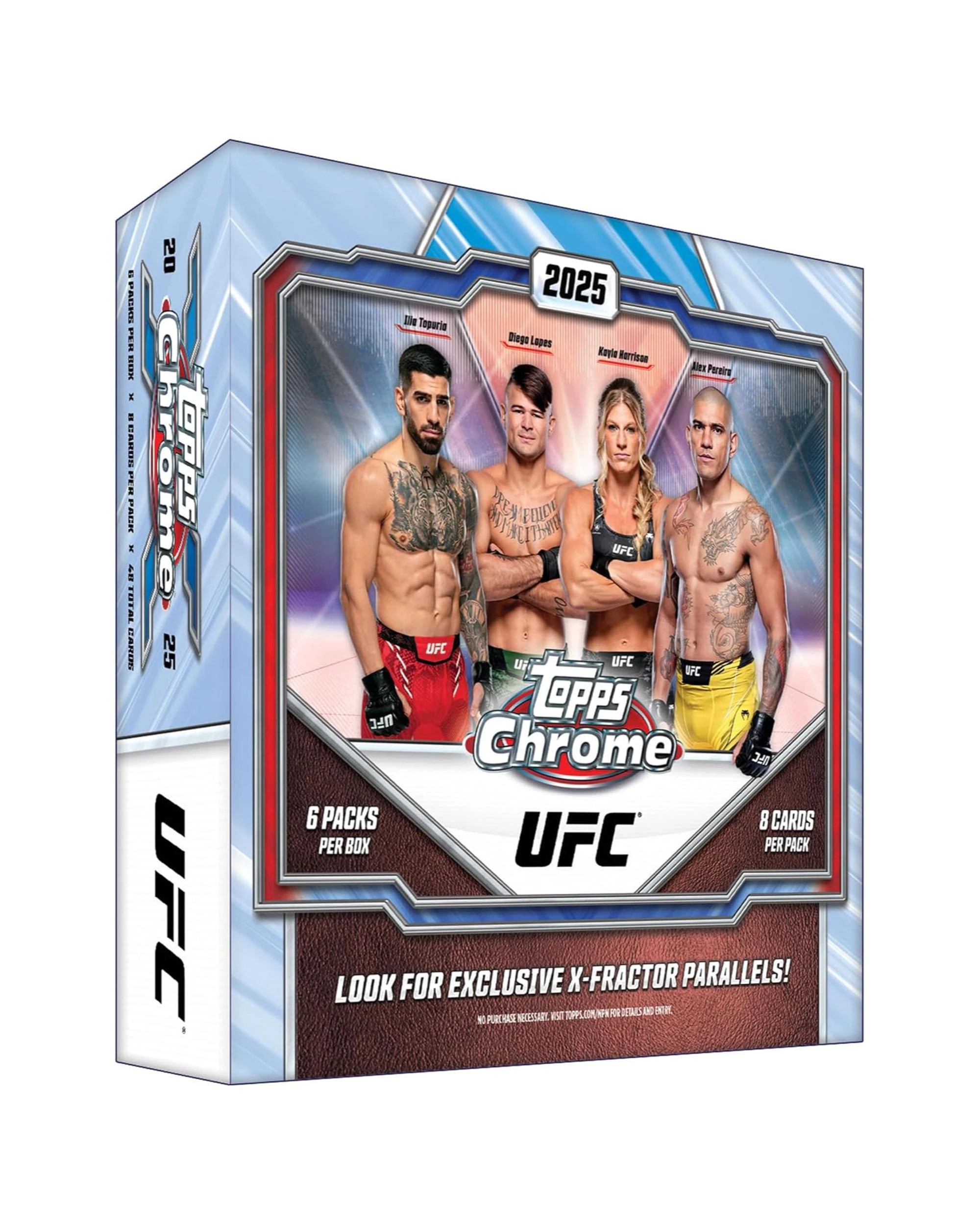 1 Topps 2025 Chrome UFC Mega Box, 1 of 10
