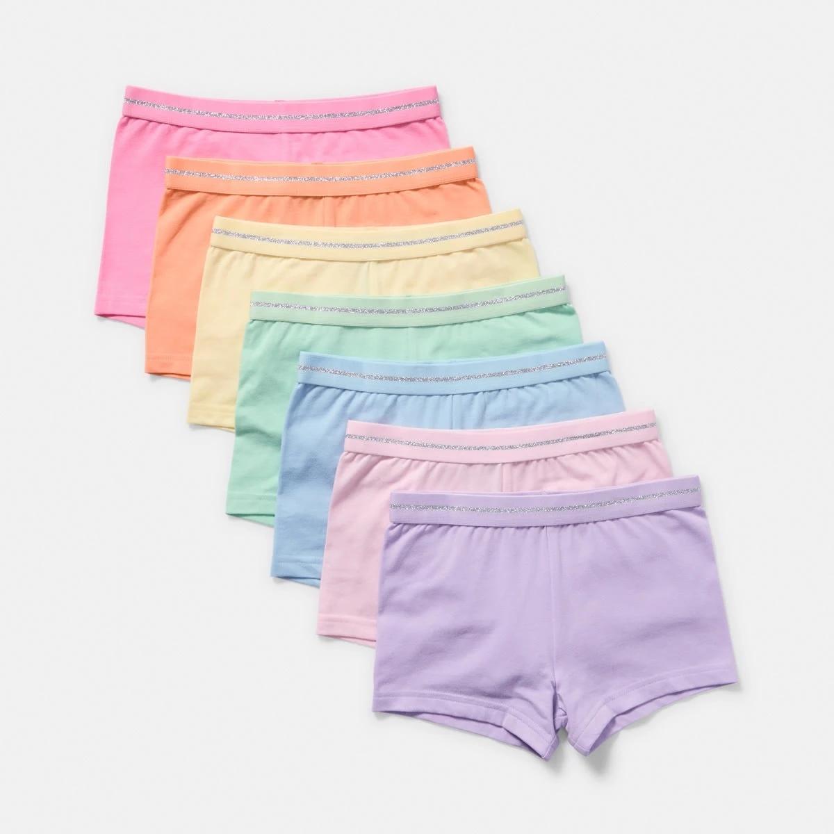 1 7 Pack Shorties MULTI COLOUR LUREX, 1 of 10