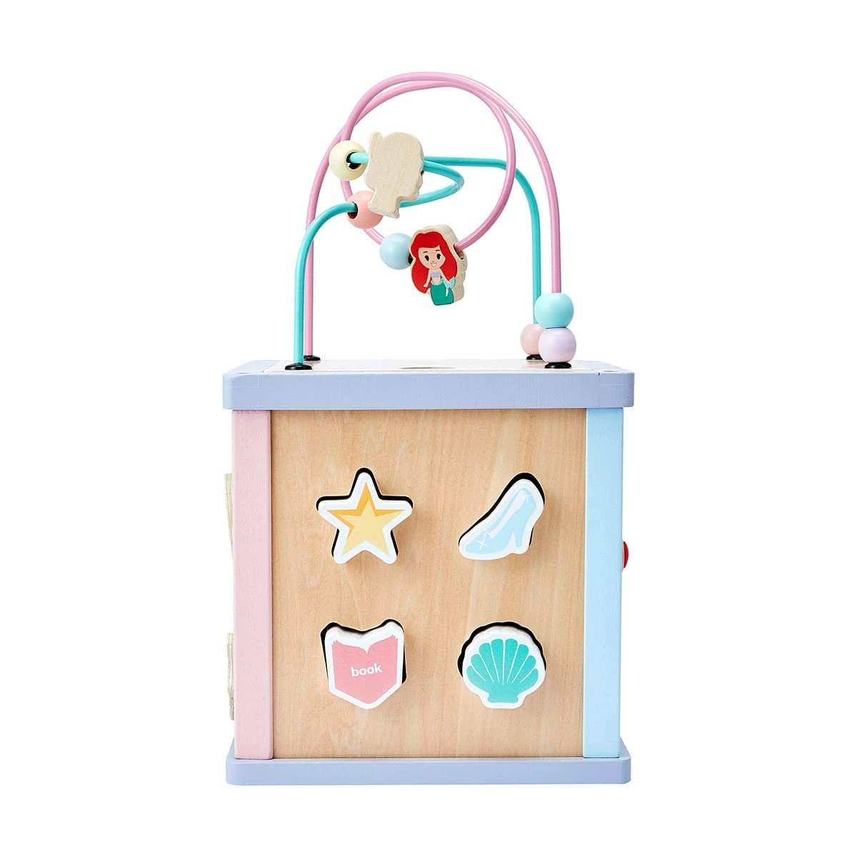 6 Disney Wooden Toys Princess Activity Cube, 6 of 10