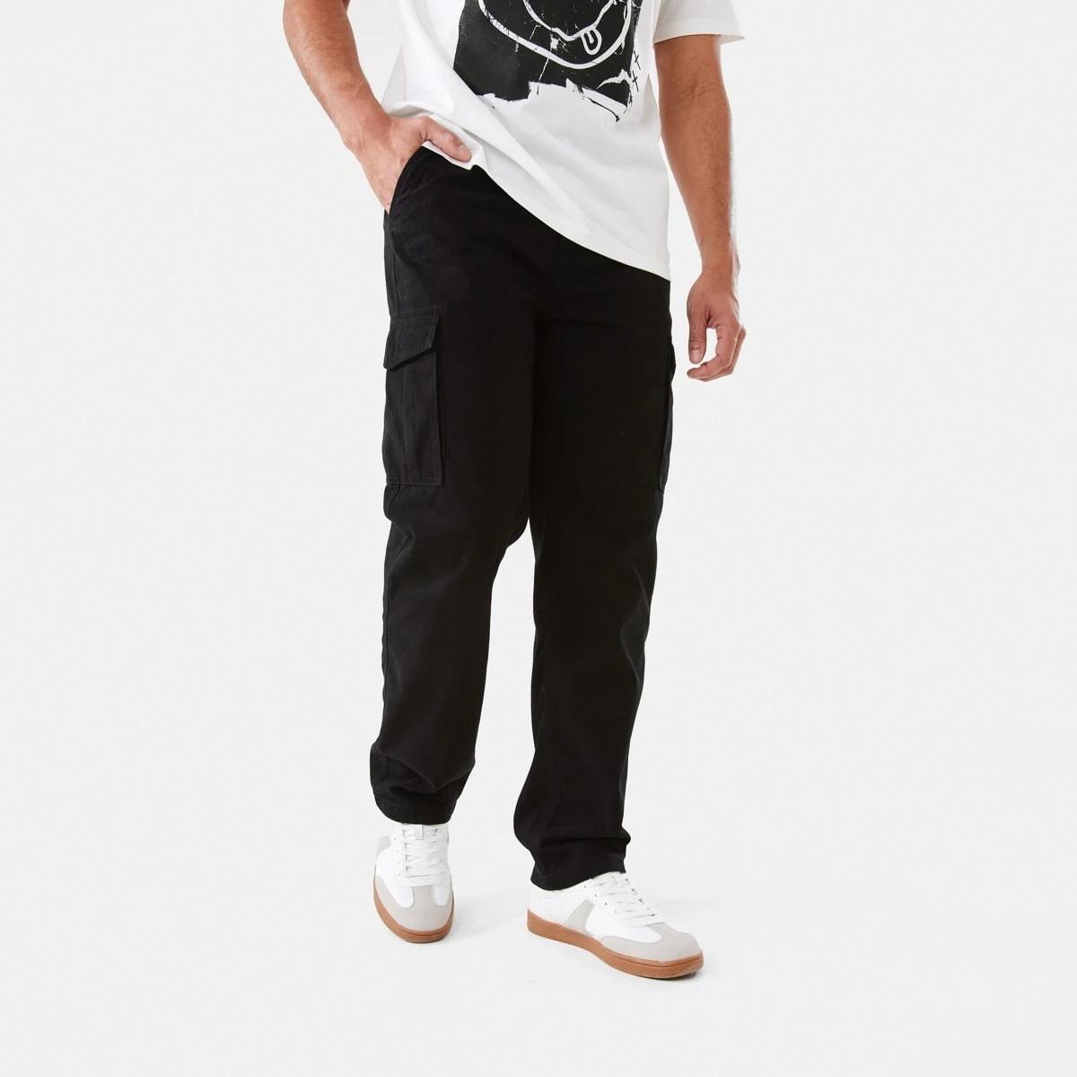 1 Regular Cargo Pants BLACK, 1 of 7