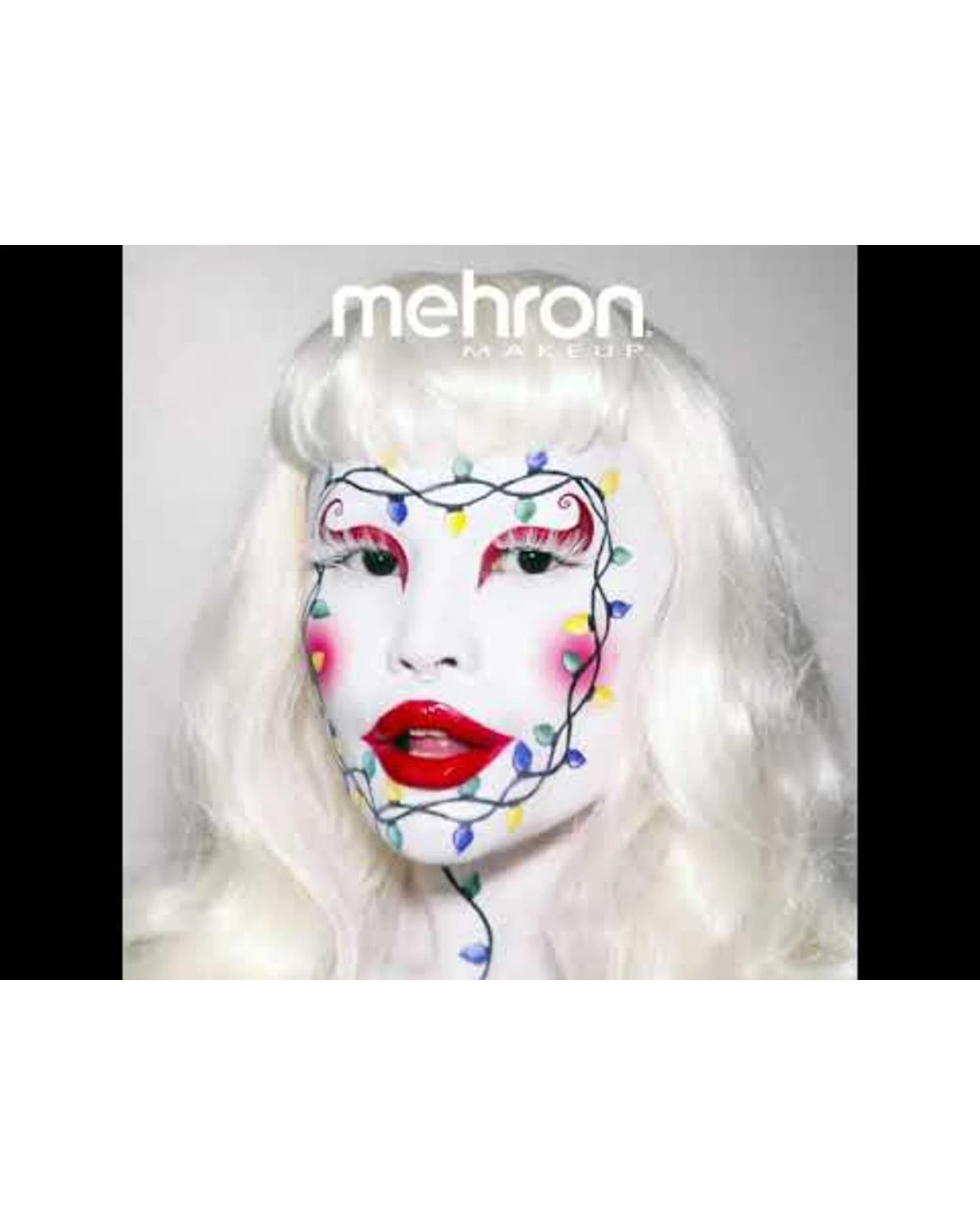 6 Mehron Mehron Makeup Paradise AQ - One Size - White, 6 of 6