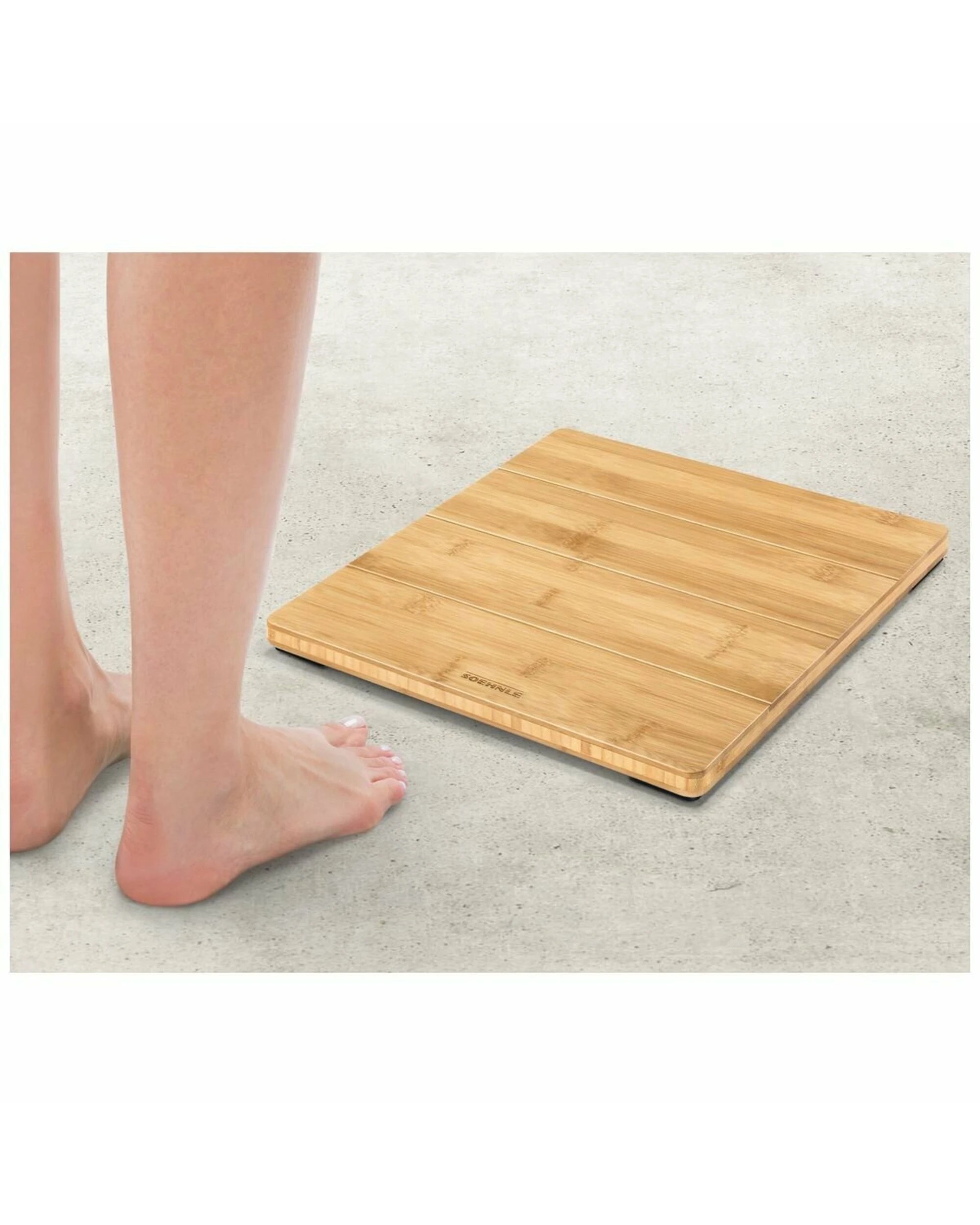 3 Soehnle Style Sense Bamboo Magic Digital Bathroom Scales, 3 of 5