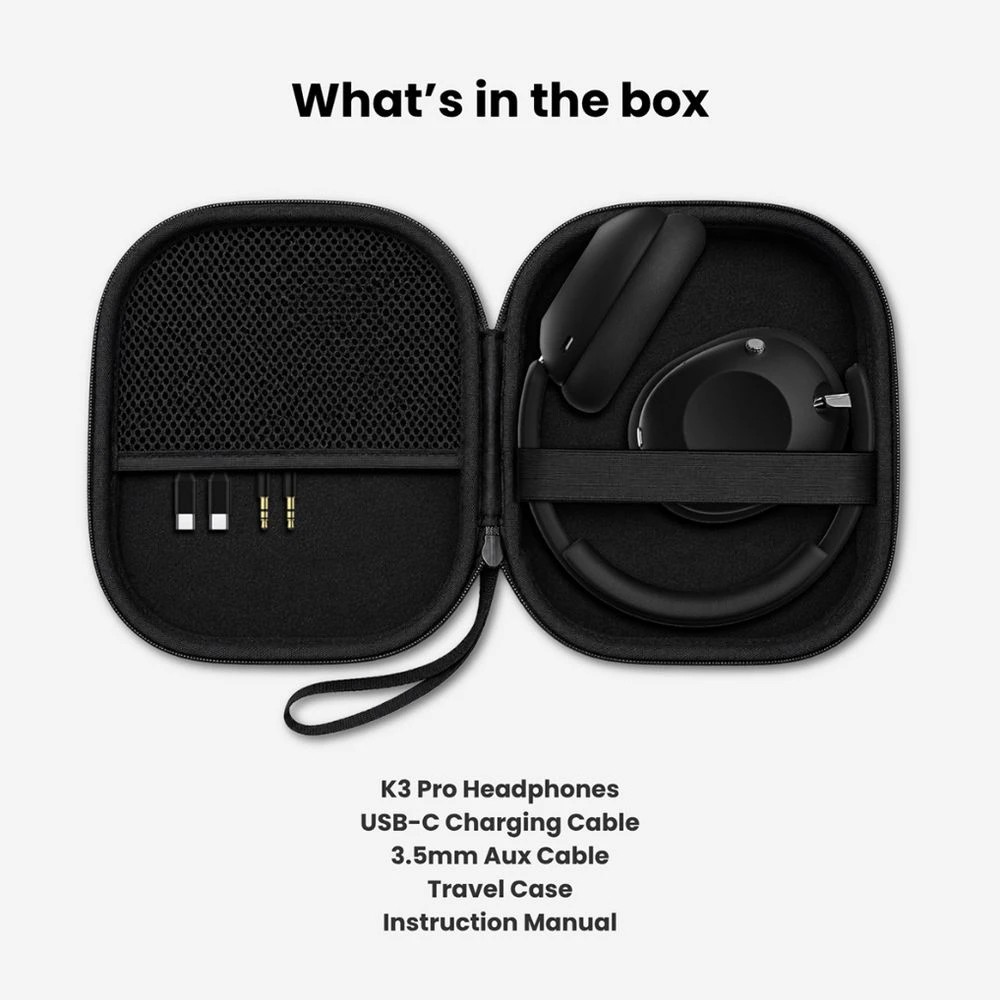 9 Sudio K3 Wireless ANC Headphones Black, 9 of 10