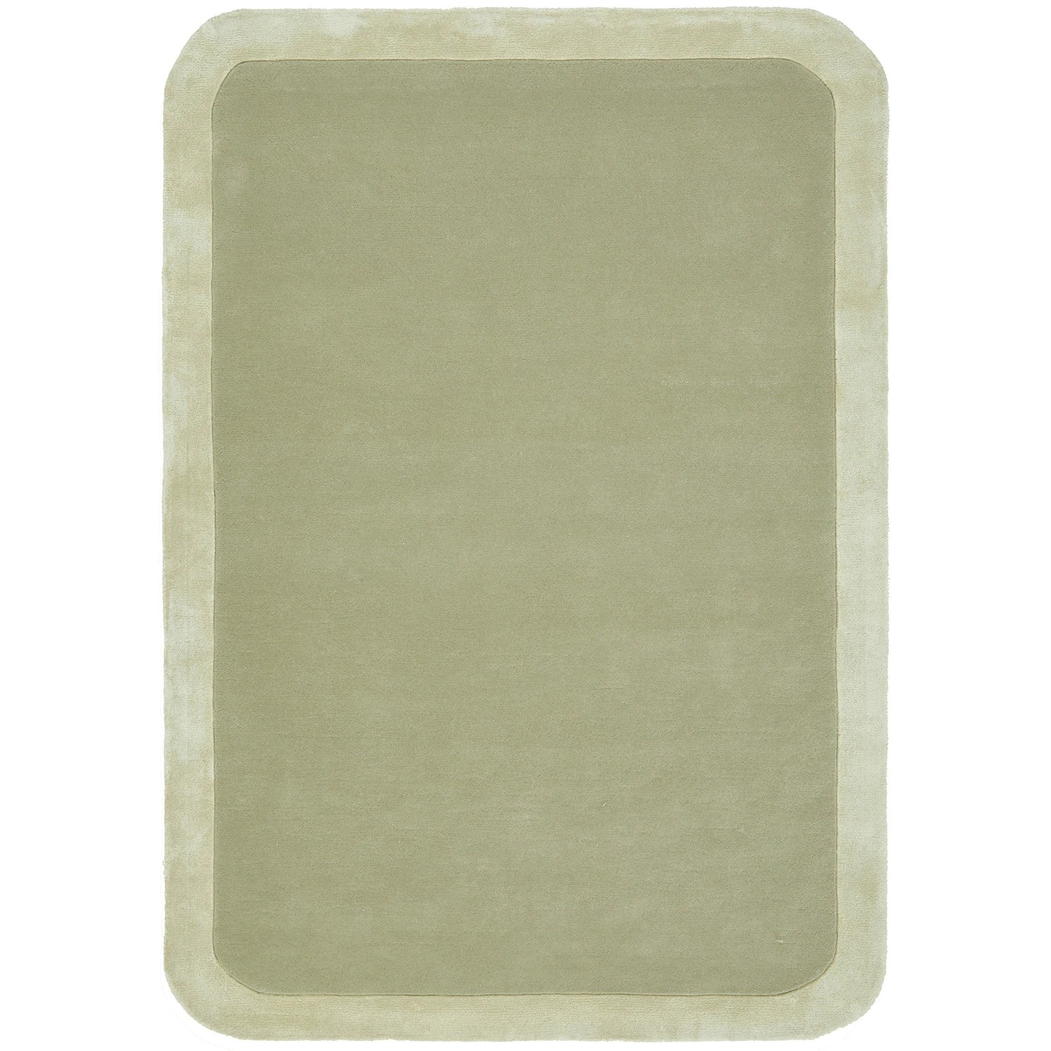1 Common Ground Rugs Nexus 225x155cm - Medium Hand Tufted Wool Floor Rug - Green, 1 of 7