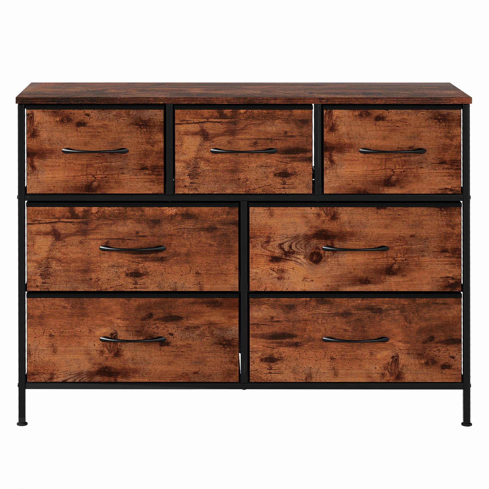 2 Levede Chest of Drawers 7 Drawer - Brown, 2 of 10