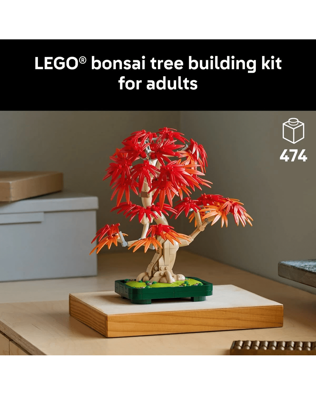4 LEGO Botanicals Japanese Red Maple Bonsai Tree 10348, 4 of 10