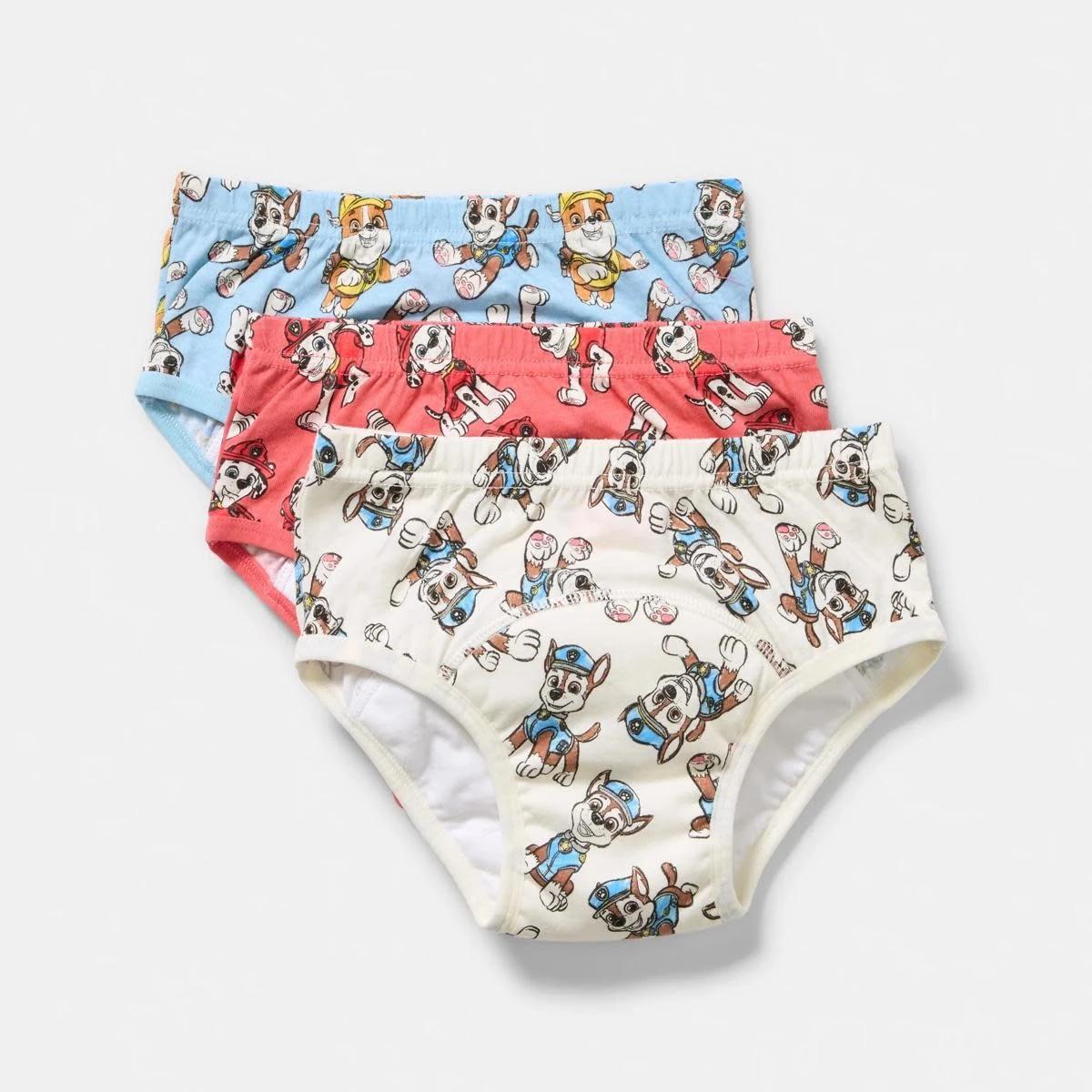 1 3 Pack PAW Patrol License Training Undies PAW PATROL TRAINING UNDIES, 1 of 5