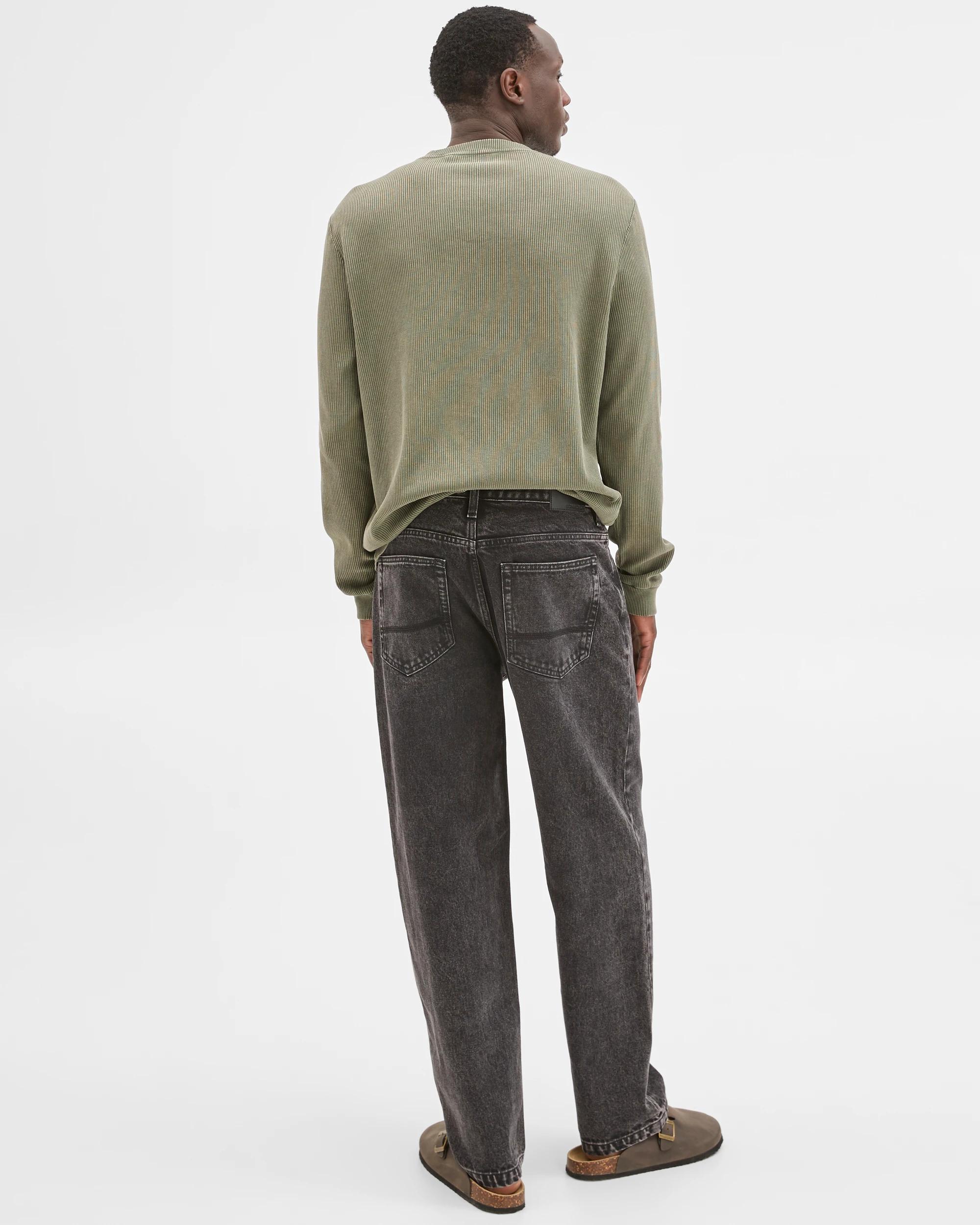 6 Commons Loose Fit Denim Jeans BLACK ASH, 6 of 6