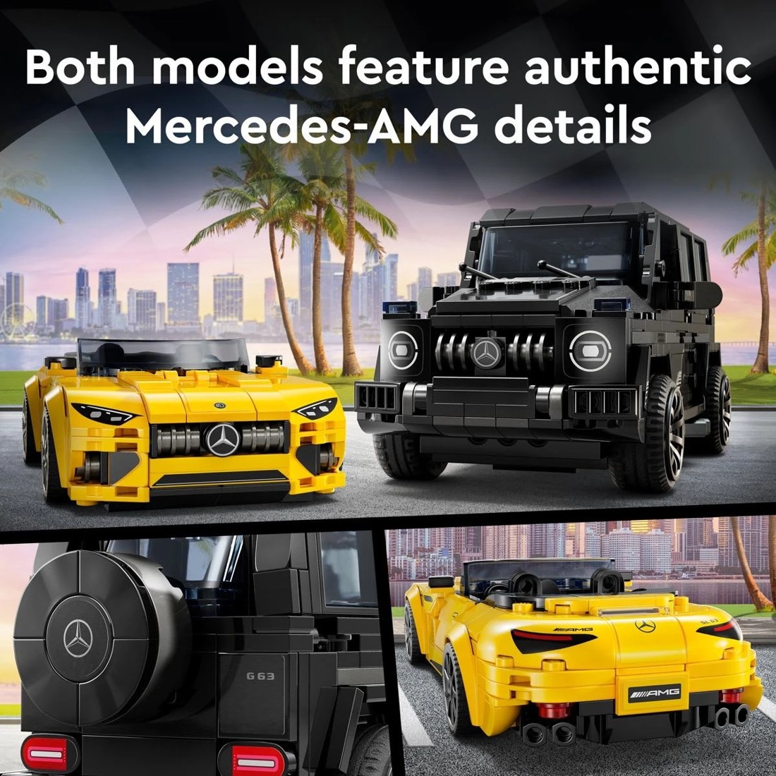 4 LEGO Speed Champions Mercedes-AMG G 63 & Mercedes-AMG SL 63 76924, 4 of 8