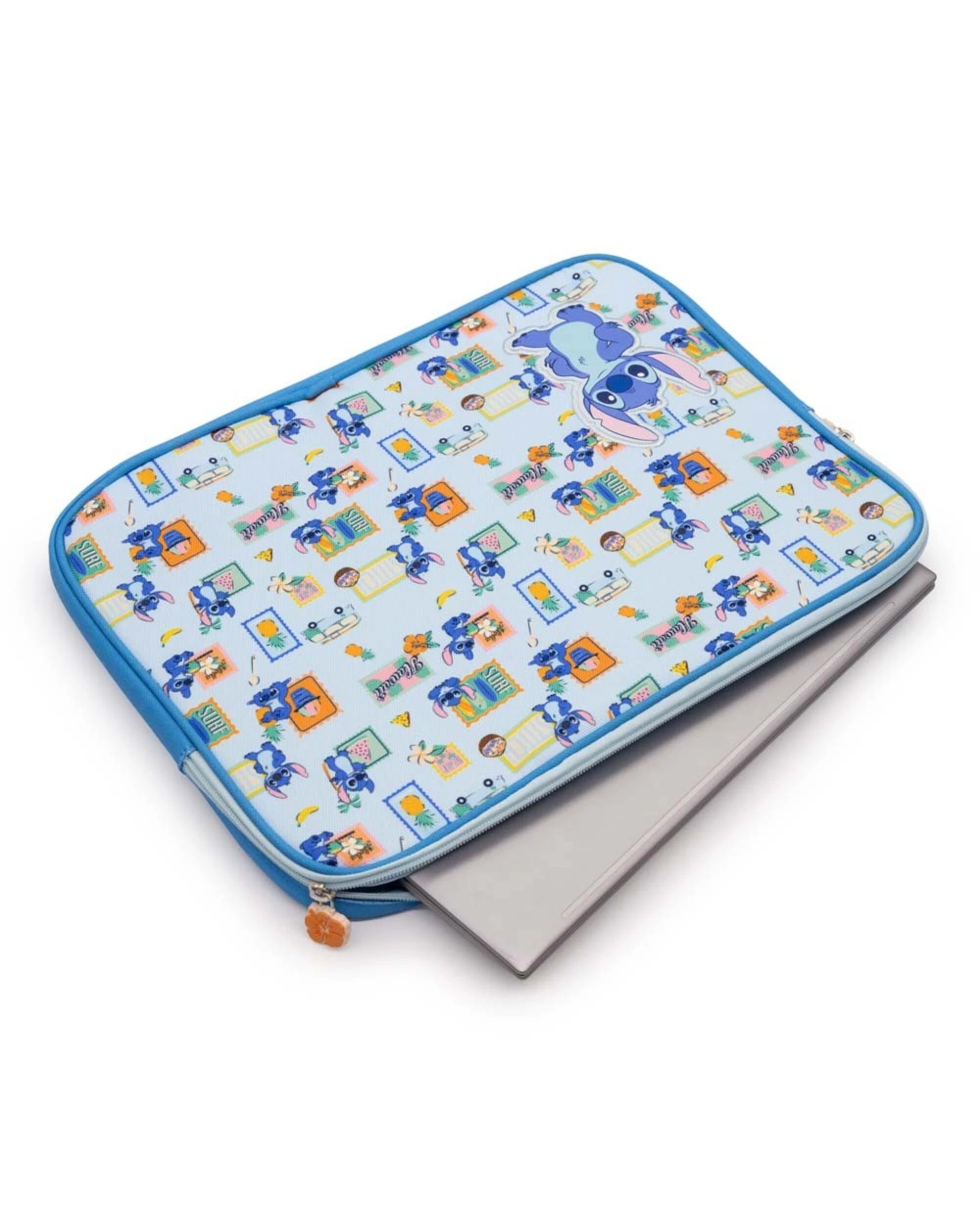 3 Disney - Lilo & Stitch - Stitch Stamps Laptop Bag - Blue, 3 of 4