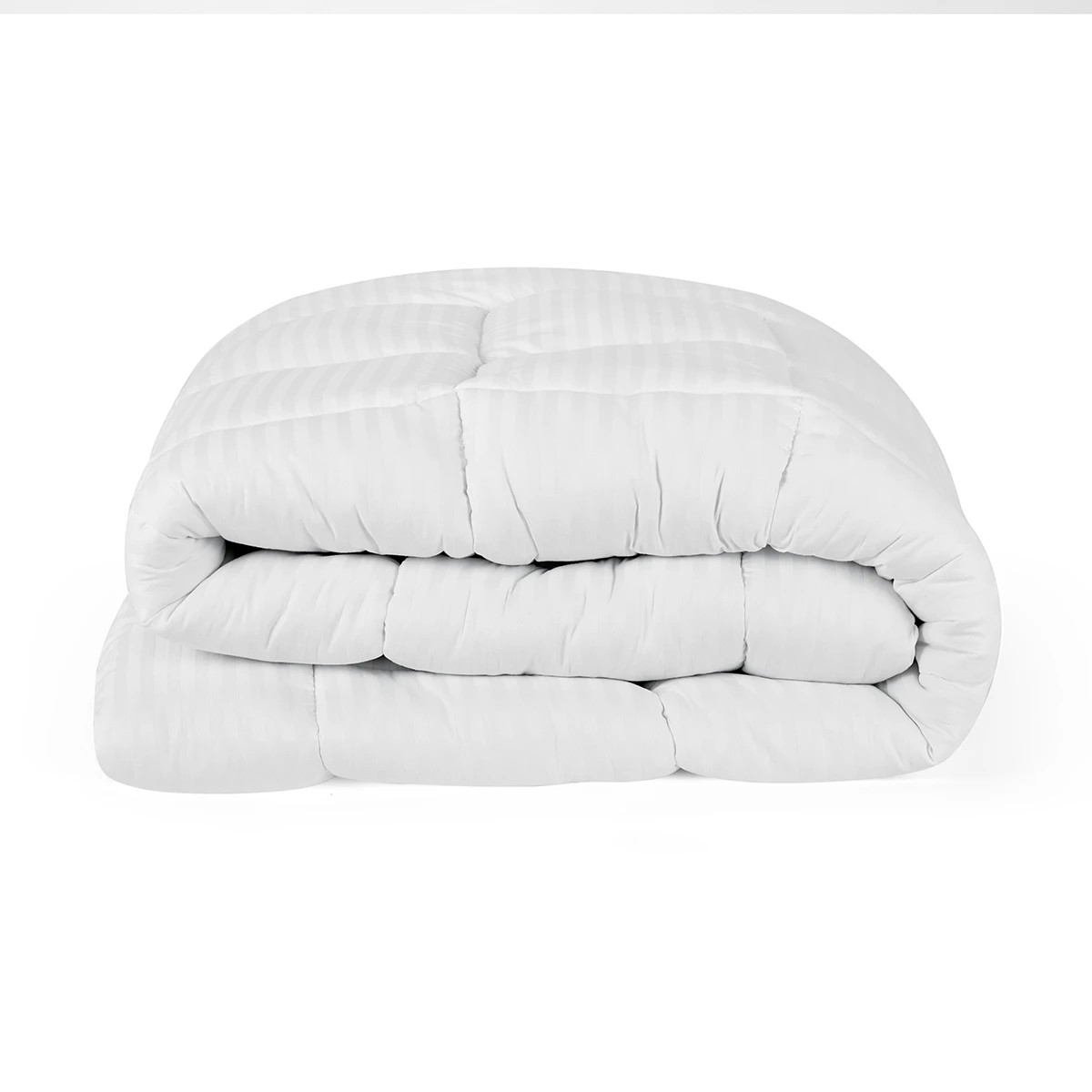 2 High Loft Mattress Topper - Double Bed, White, 2 of 5