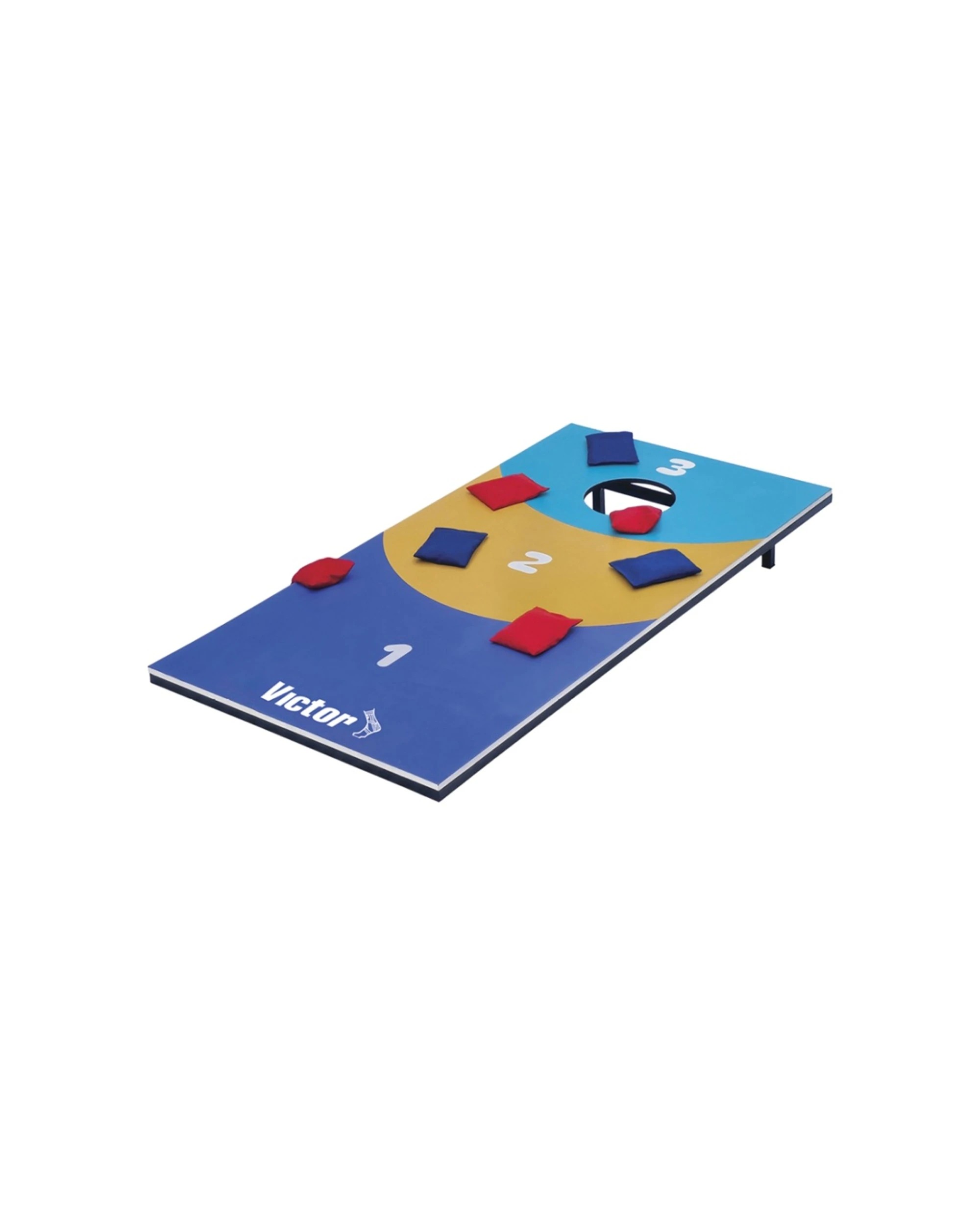 1 Victor Sports Cornhole Set Competition Style Painted Board Steel Frame 60cm - Multi, 1 of 1