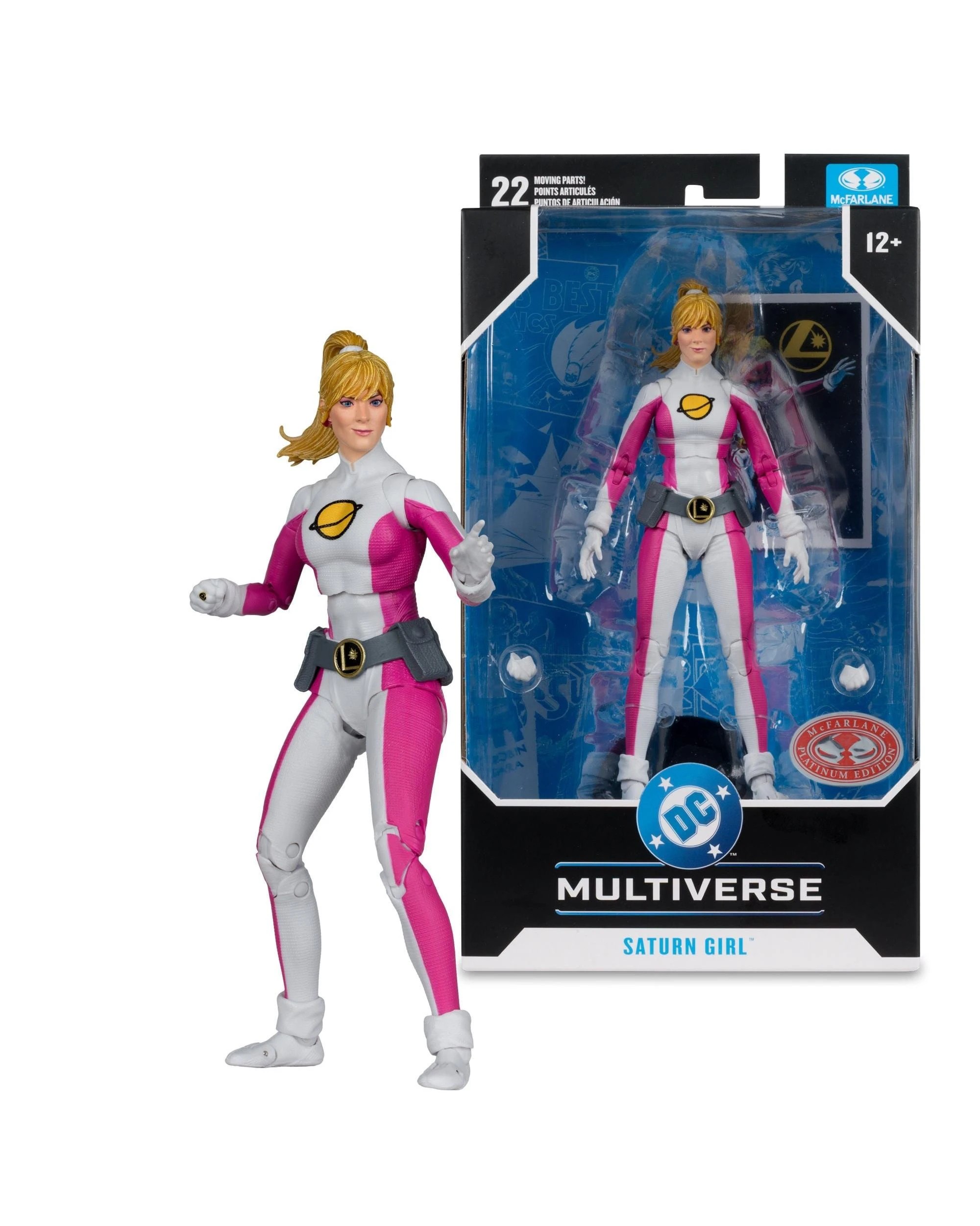 1 DC Multiverse DC Classic Saturn Girl Red Platinum Edition 7 inch Action Figure, 1 of 8