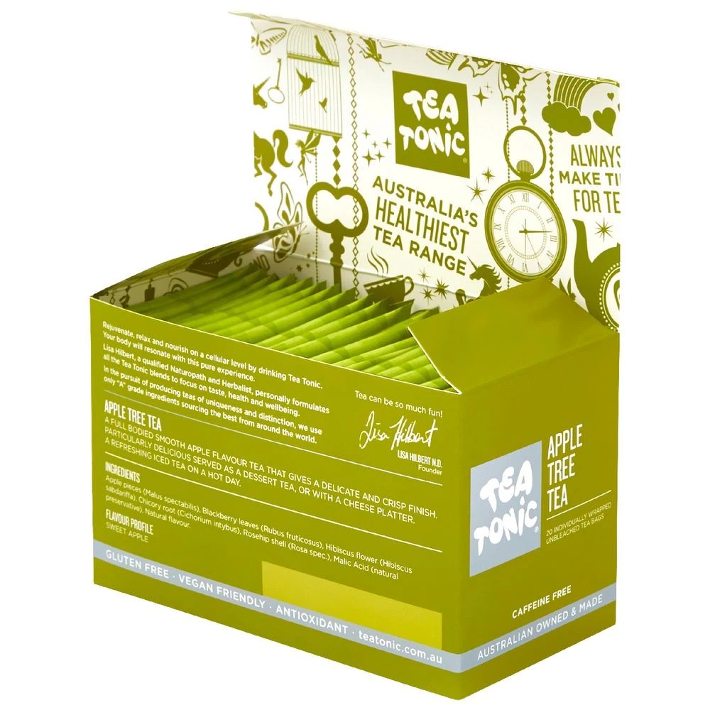 2 Tea Tonic Tea Bags Apple Tree 20 Pack, 2 of 2