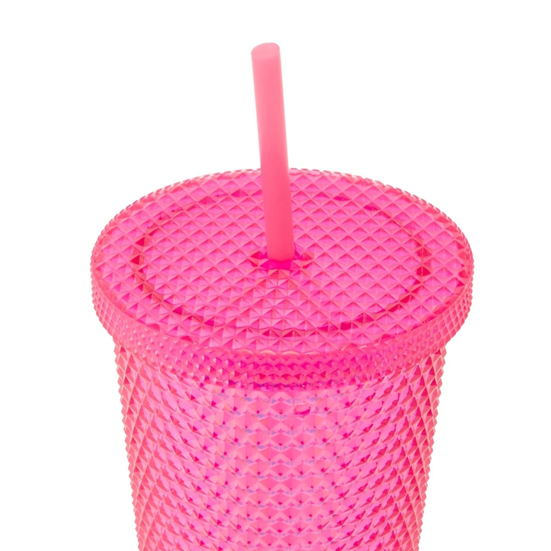 4 Pink Textured Smoothie Tumbler, 4 of 9