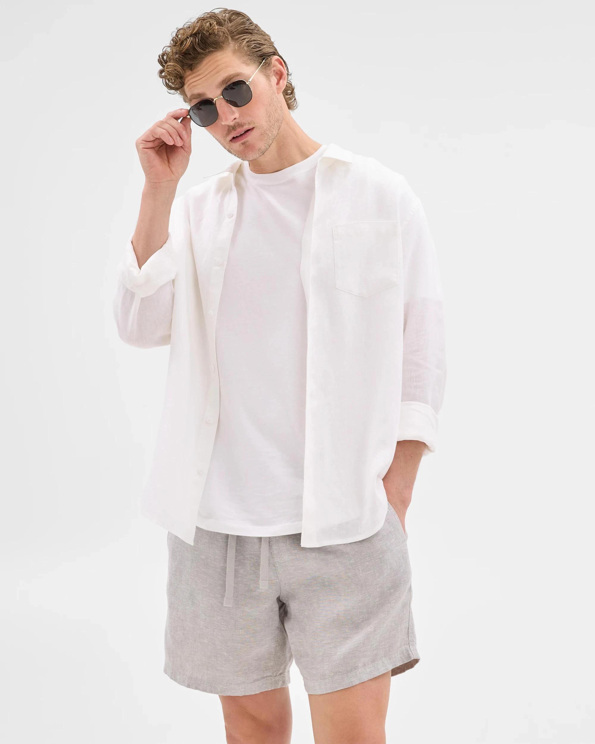 2 Target European Linen Shorts ALLOY, 2 of 5