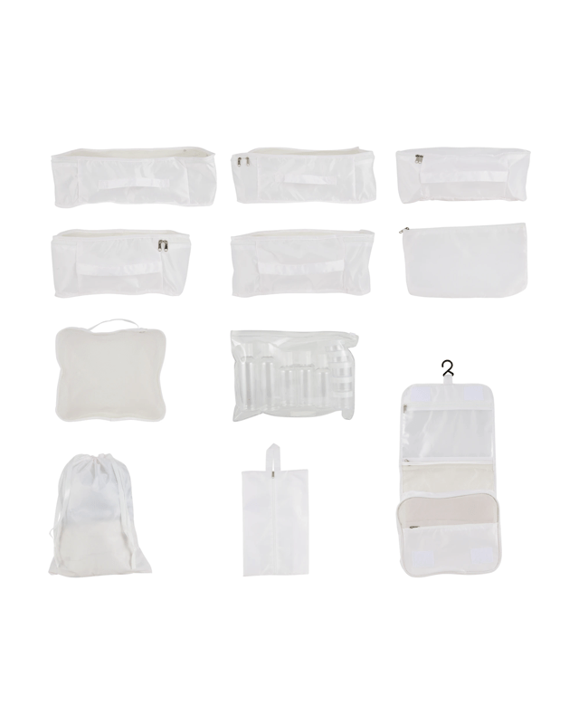 21 Piece Mega Travel Organization