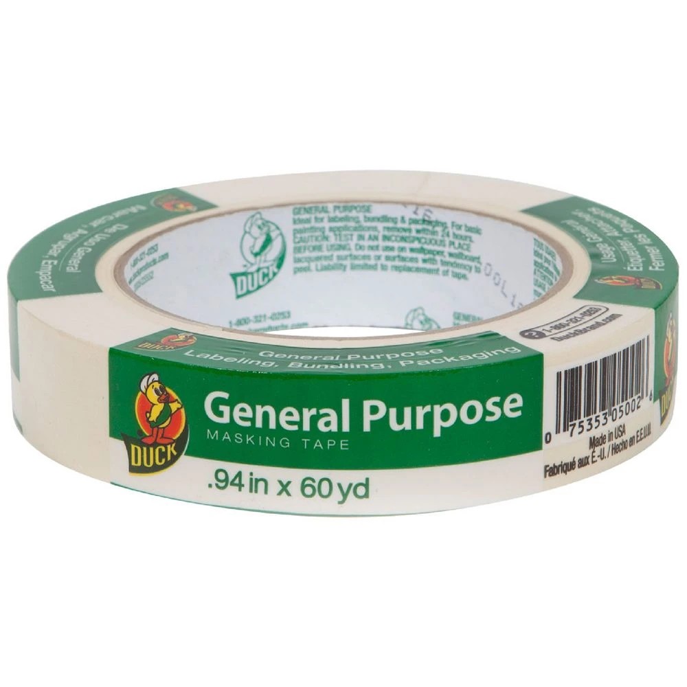 1 Duck General Purpose Masking Tape 24mm x 54.86m, 1 of 1