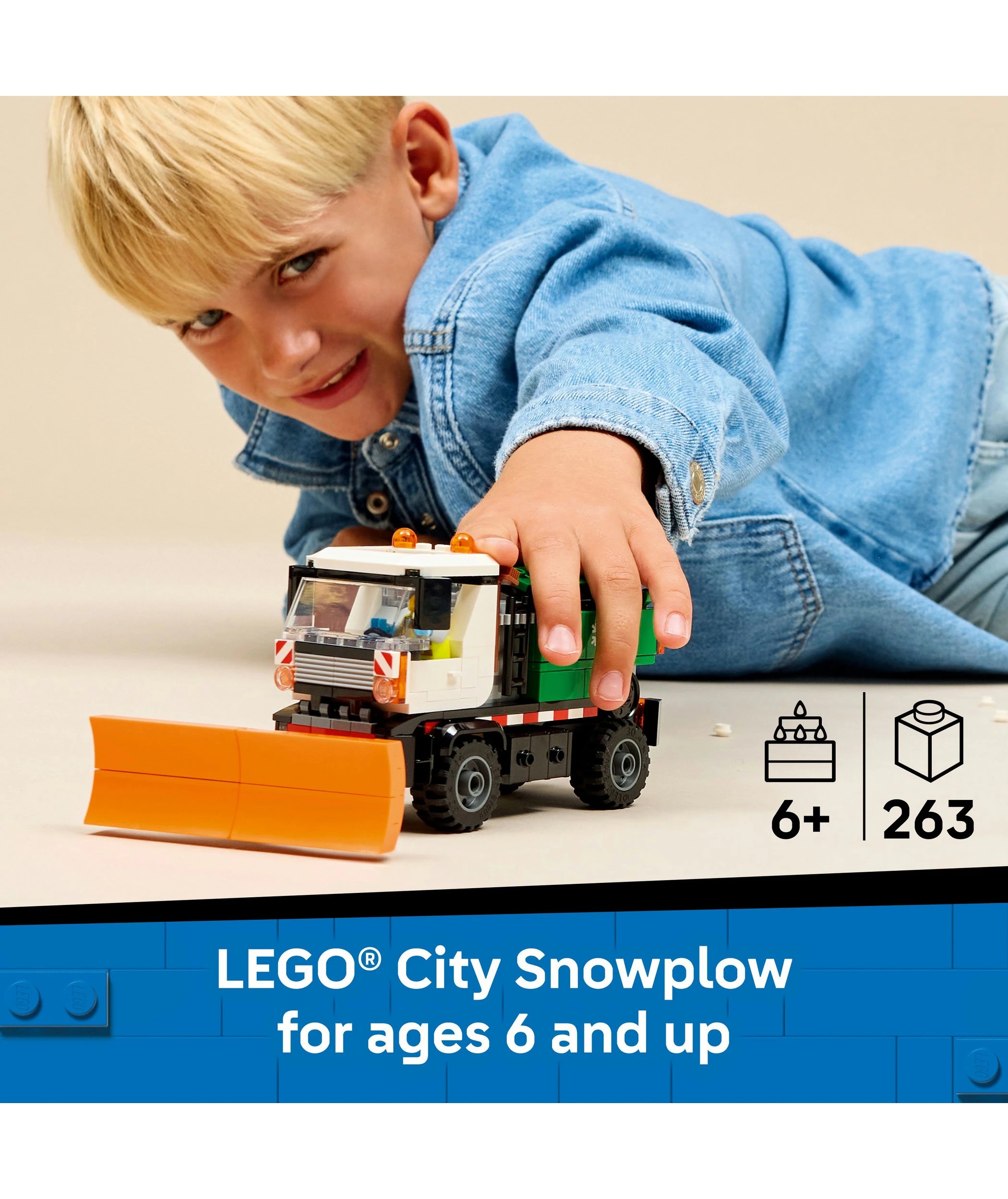 2 LEGO® City Snowplough 60490 - Multi, 2 of 10