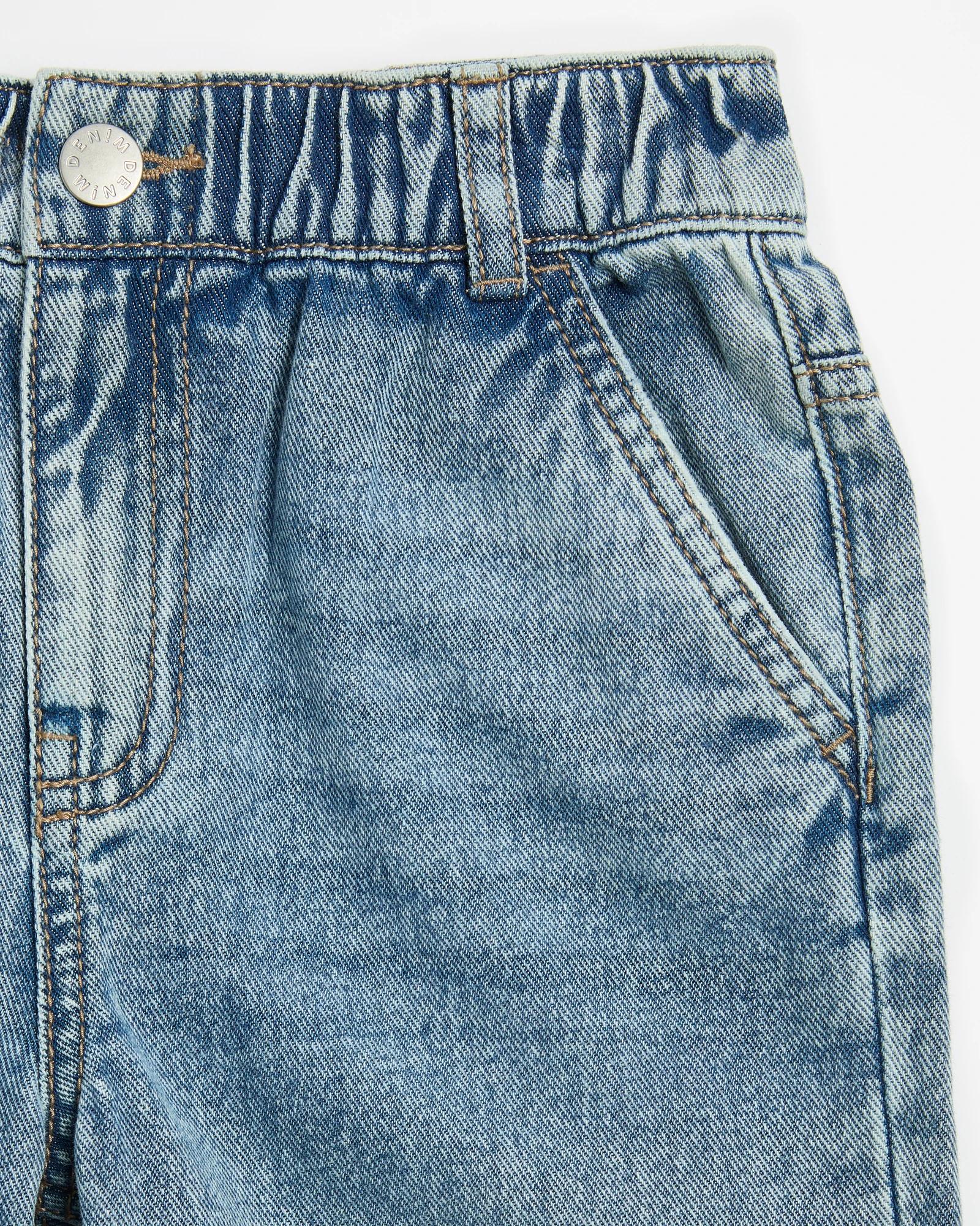 5 Target Relaxed Balloon Fit Denim Jeans MID WASH, 5 of 5