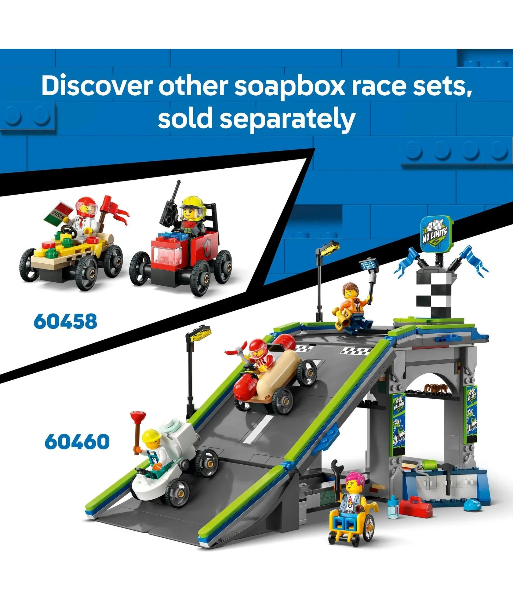 6 LEGO® City Aeroplane vs. Hospital Bed Race Car Pack 60459 - Multi, 6 of 10