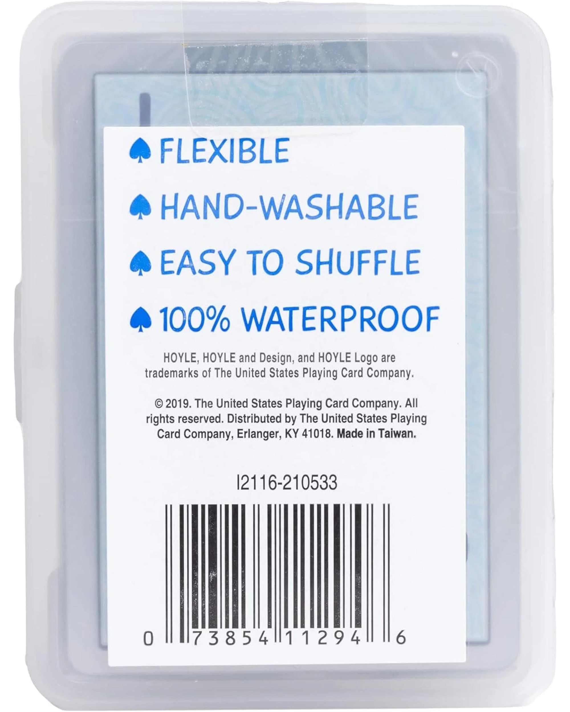 2 Hoyle Waterproof Clear Playing Cards, 2 of 6