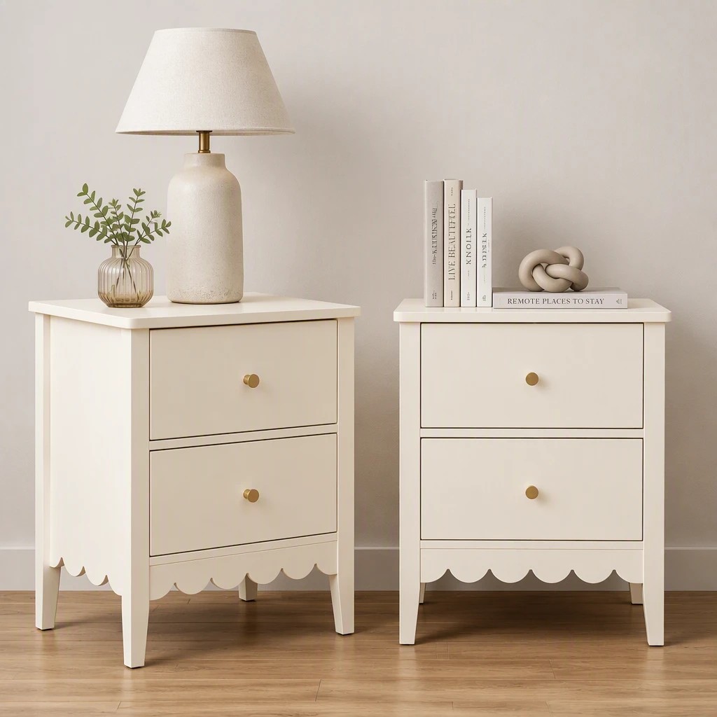 7 Artiss 2x Bedside Table 2 Drawers Bedroom Storage Nightstand, 7 of 7