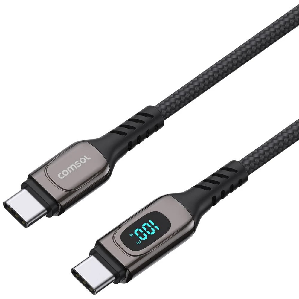 5 Comsol USB-C to USB-C LED Display Cable 2m, 5 of 5