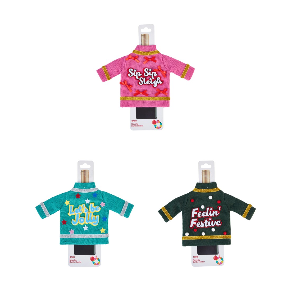 1 Novelty Bottle Holder - Assorted, 1 of 5