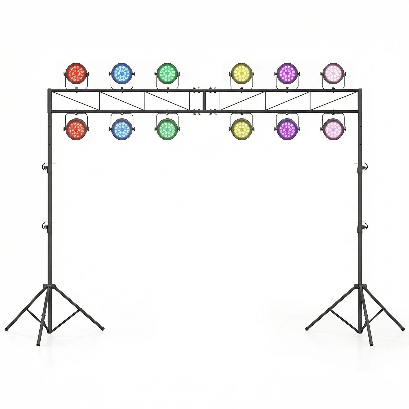 4 Costway Portable Lighting Truss System Height Adjustable DJ Light Stand, 4 of 4