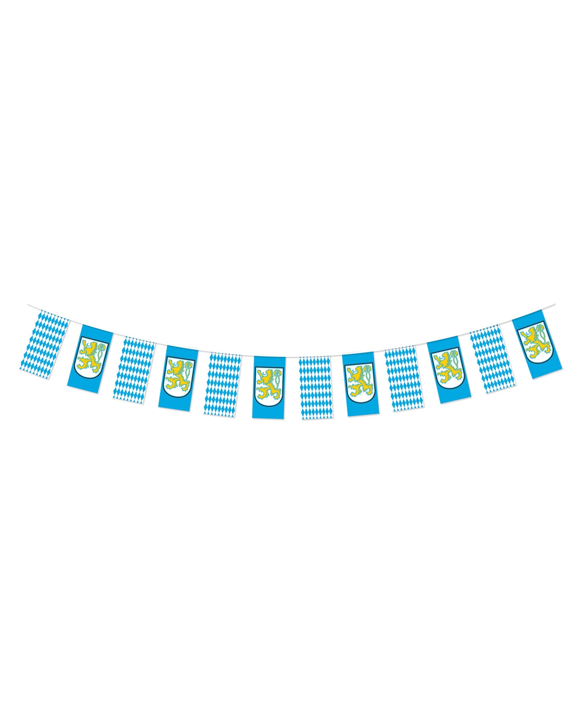 1 Beistle Oktoberfest Plastic Pennant Banner - Blue, 1 of 1