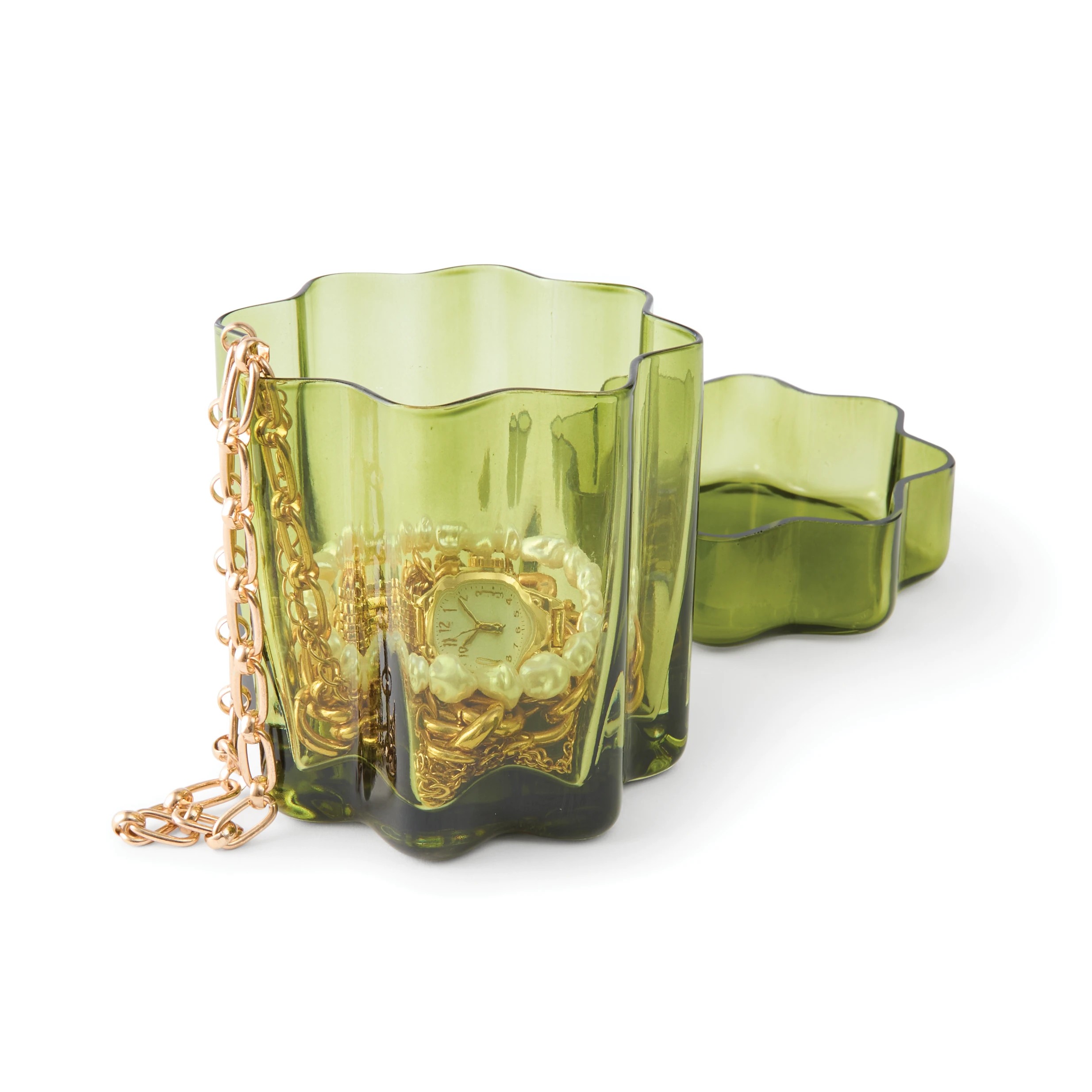 1 Glass Trinket Box, 1 of 8